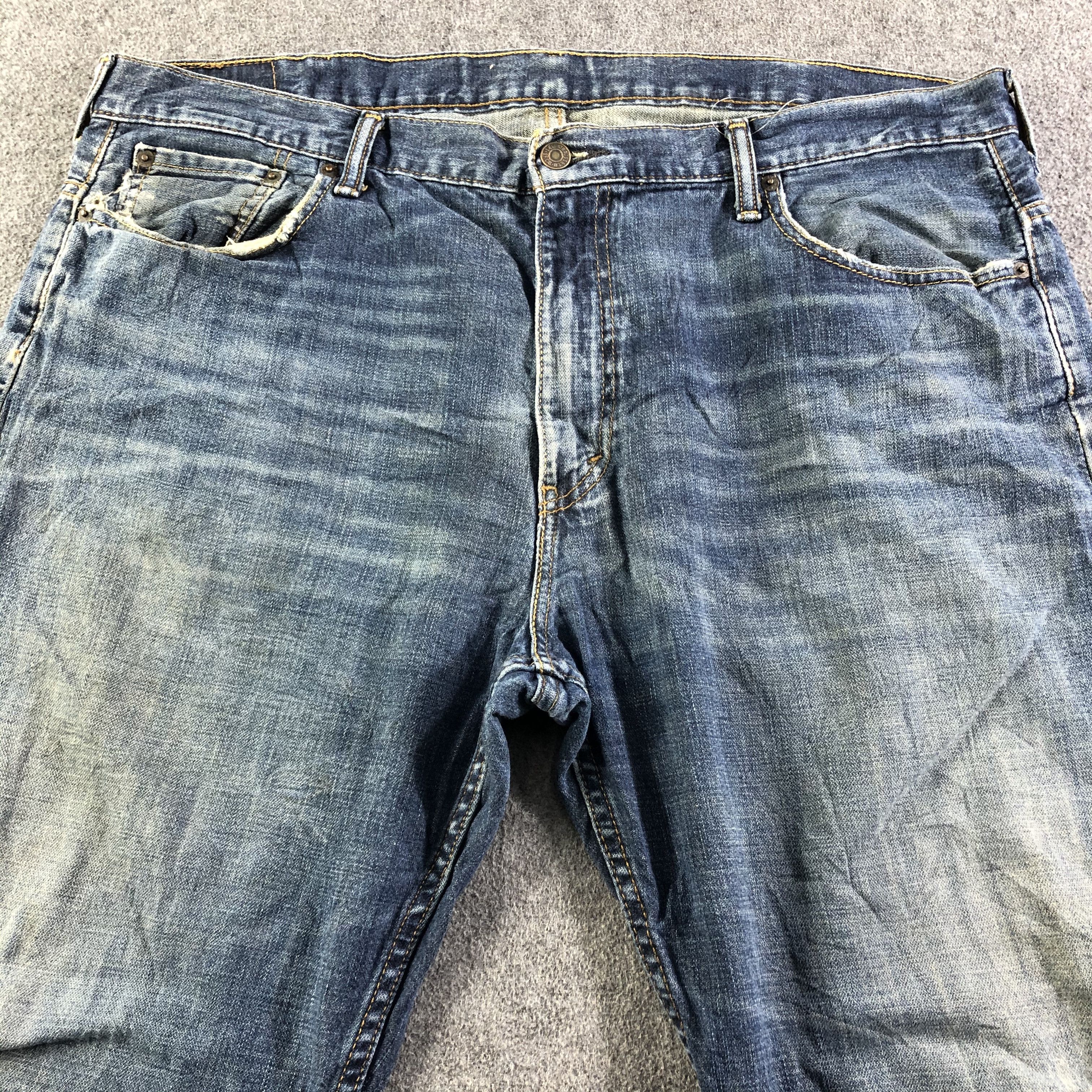 Levi's Vintage Blue Wash Levis 569 Jeans-J3350 Size US 42 / EU 58 - 3 Thumbnail