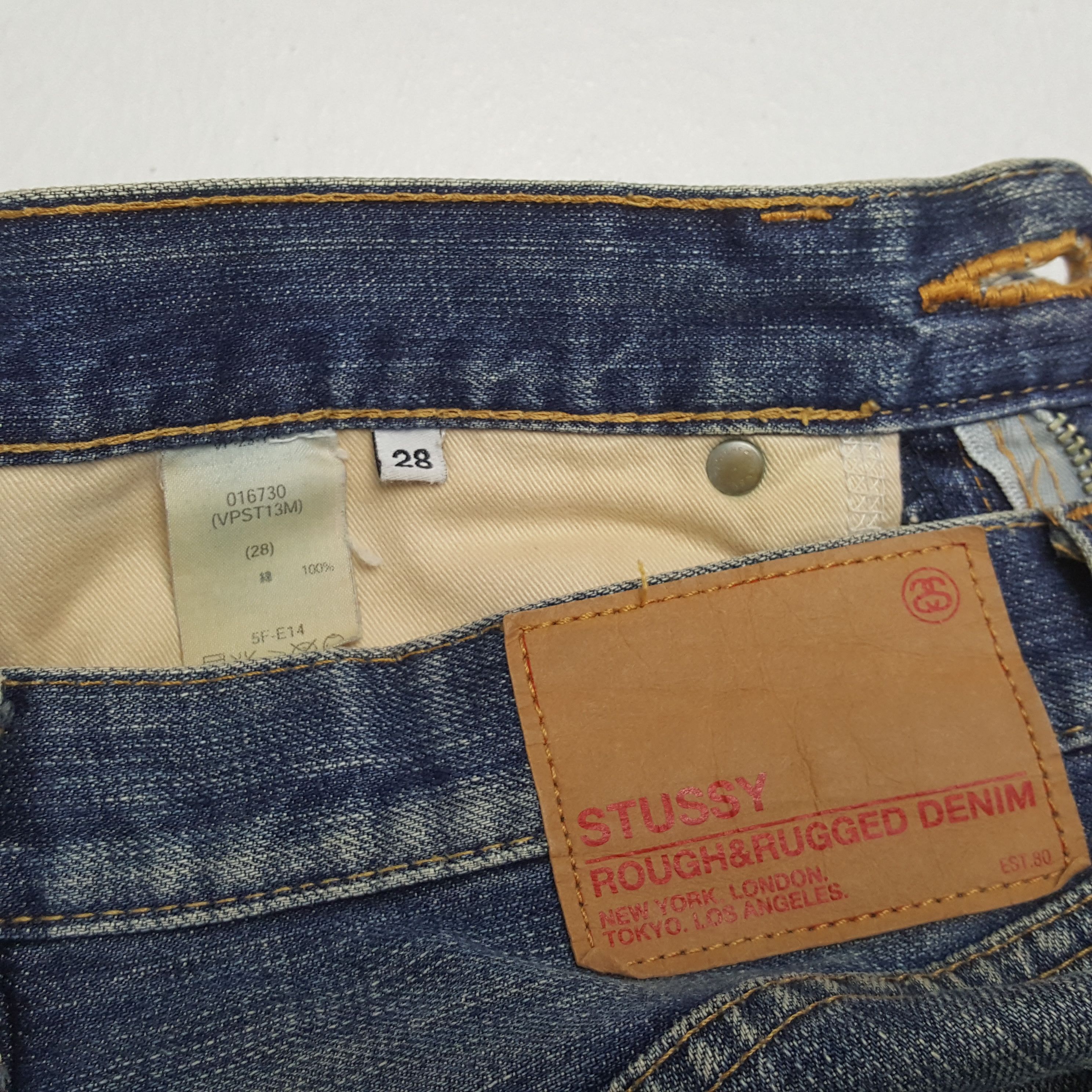 Stussy STUSSY Jeans Streetwear Skateboard Custom Art Fashion Style Size US 30 / EU 46 - 14 Thumbnail