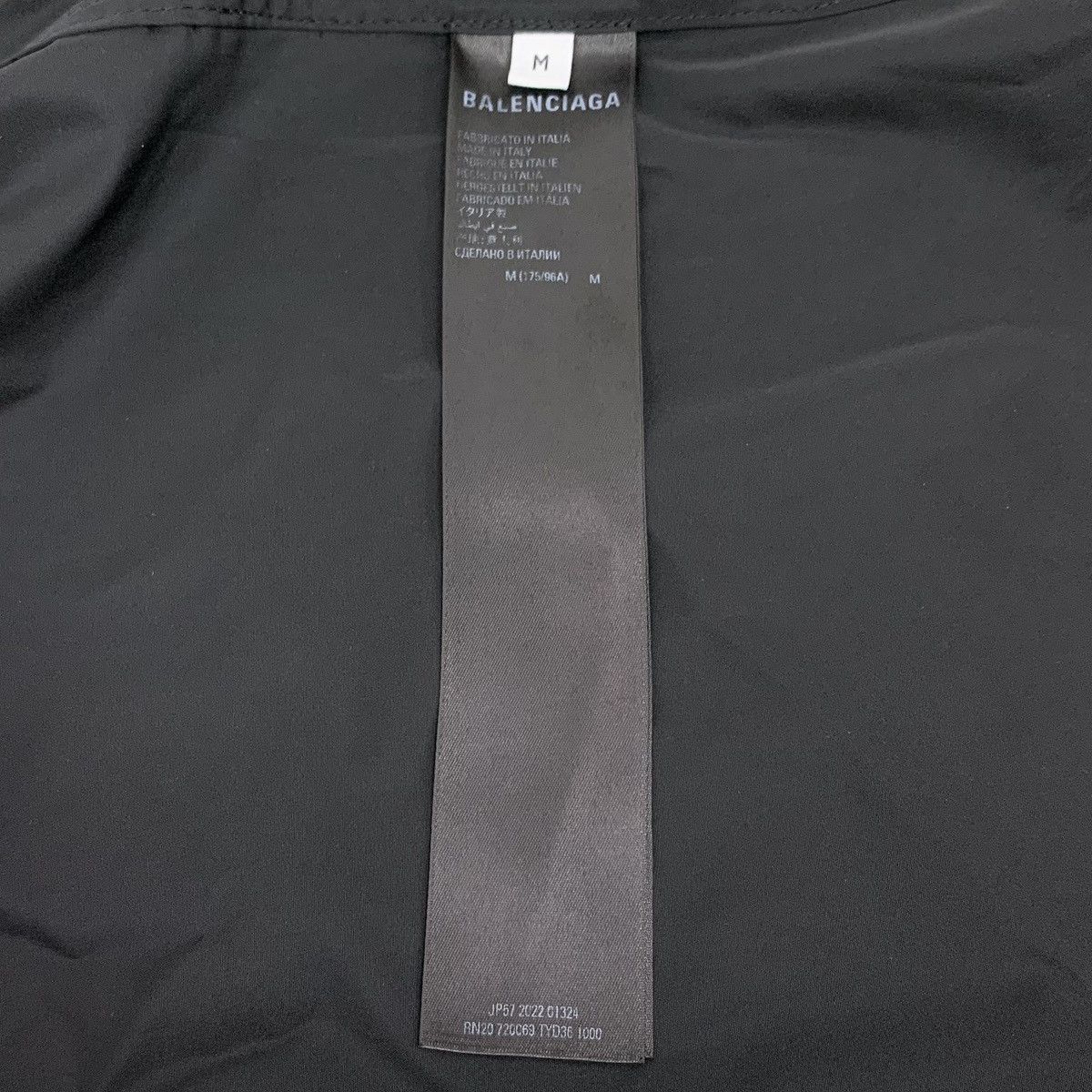 Balenciaga Balenciaga Black Logo Monogram Embroidered Punch Jacket Size M / US 6-8 / IT 42-44 - 6 Thumbnail