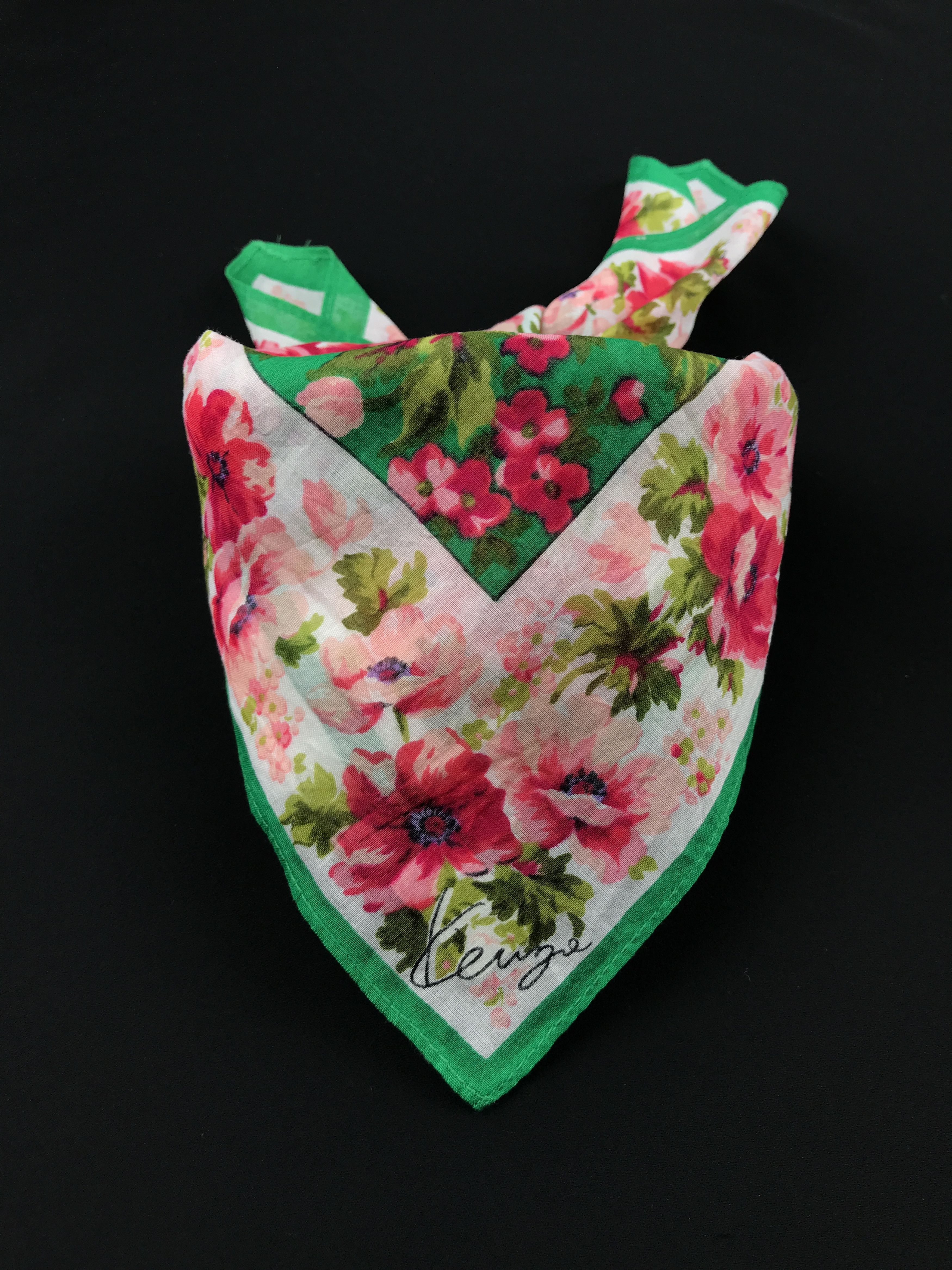 Japanese Brand × Kenzo × Vintage Vintage Kenzo Bandana Neckerchief Handkerchief Size ONE SIZE - 3 Thumbnail