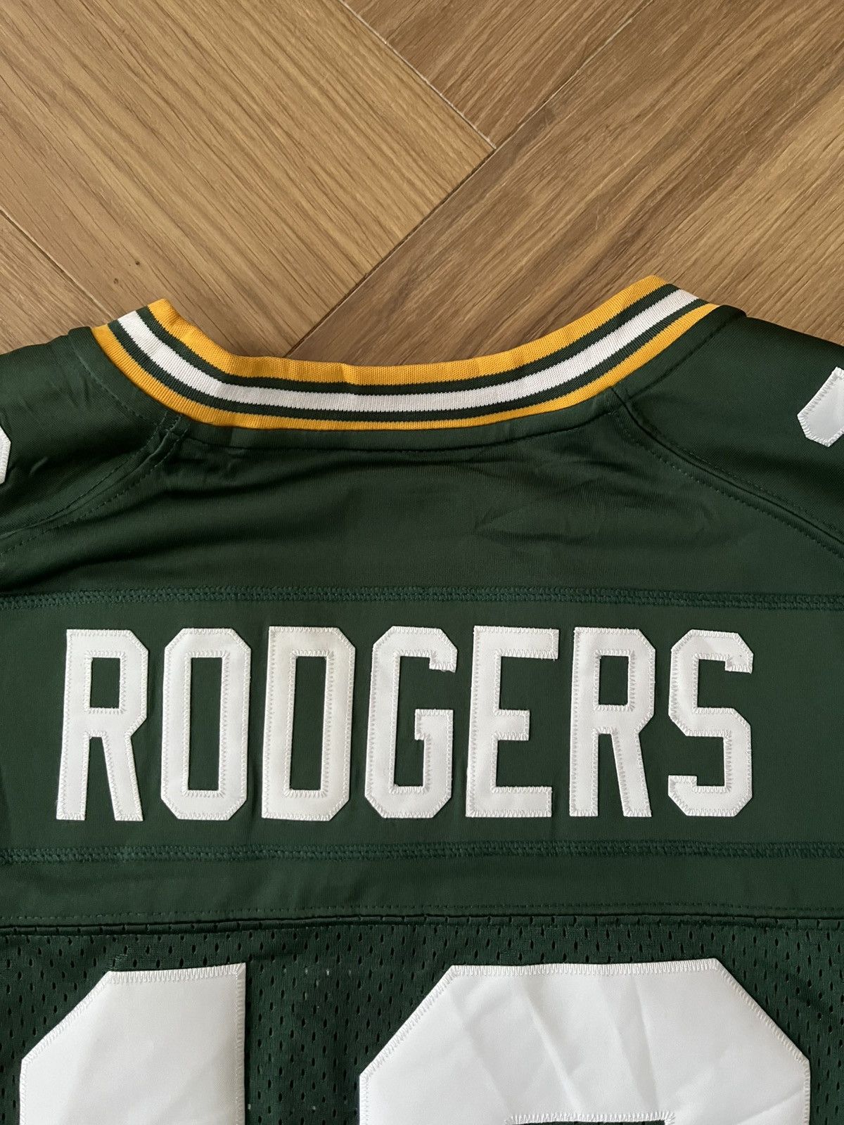 Nike Green Bay Packers #12 Aaron Rodgers NFL Jersey Aaron Rodgers Size US L / EU 52-54 / 3 - 8 Thumbnail