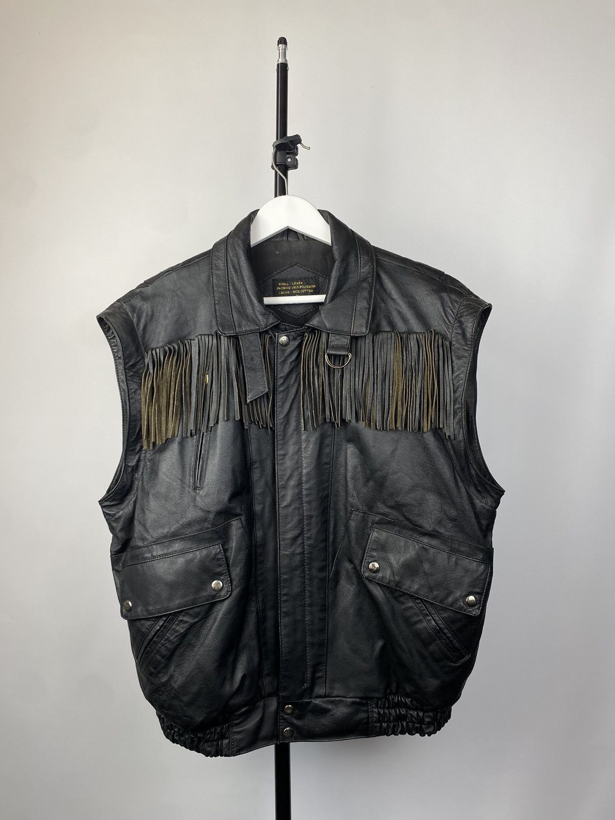 Indian Motorcycle × Vintage Crazy 90s vintage leather Racing skyjacket jacket Size US S / EU 44-46 / 1 - 16 Thumbnail