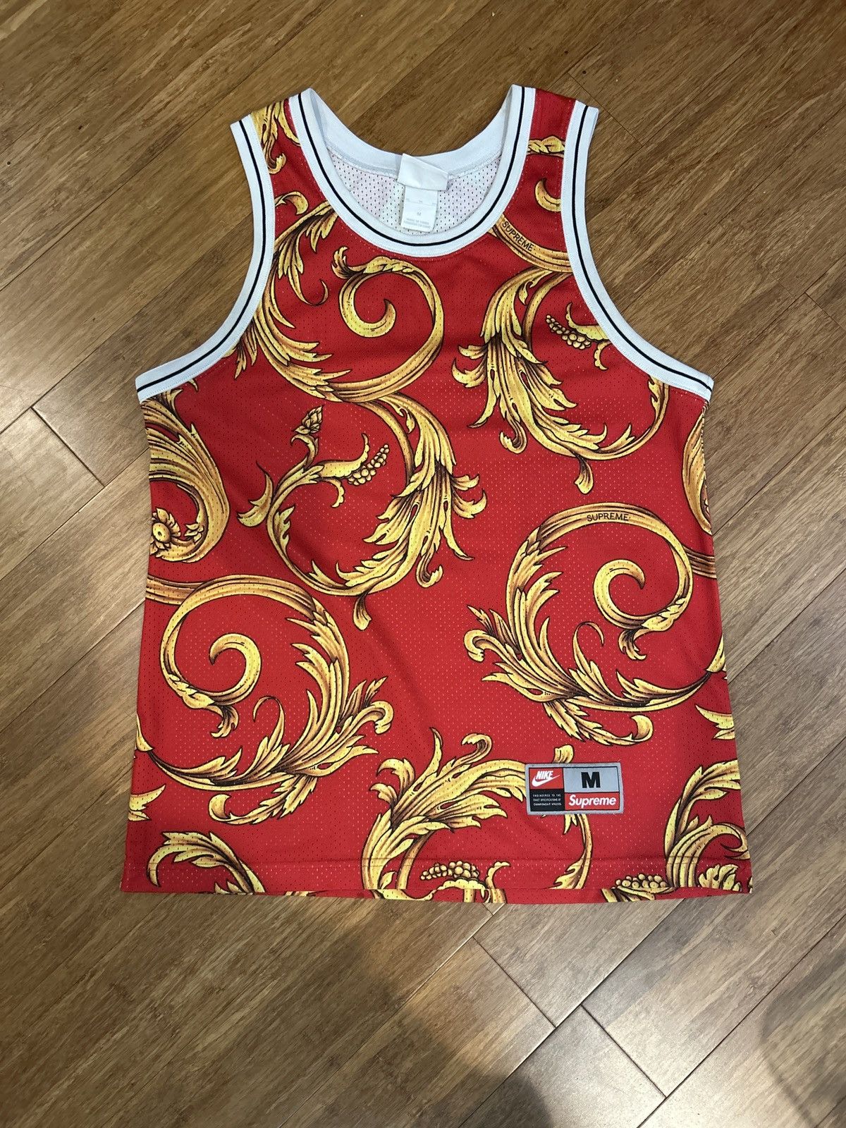 Nike × Supreme FW14 Foamposite Jersey Size US M / EU 48-50 / 2 - 1 Thumbnail