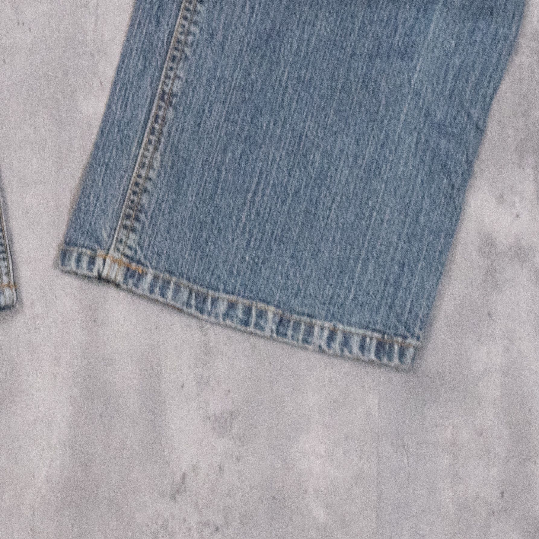 Denver Hayes × Vintage Vintage 1990's Denver Hanes Cargo Baggy Denim Pant's Size US 32 / EU 48 - 7 Thumbnail