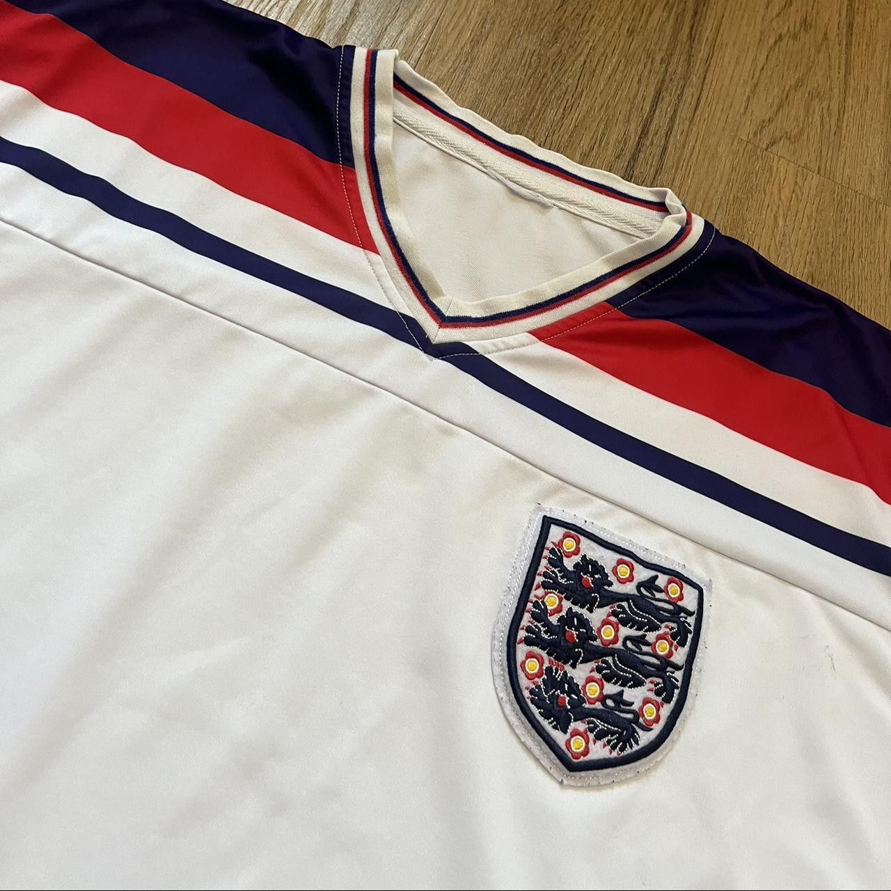 Other 1980s England home football Score Draw Vintage Size US XL / EU 56 / 4 - 4 Thumbnail