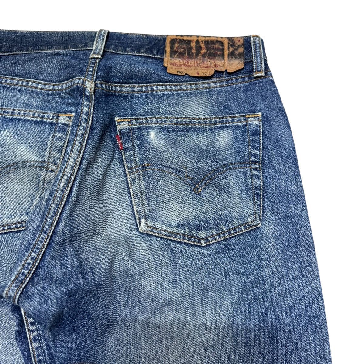 Levi's Vintage Levis 501 Distressed Denim Jeans Size US 32 / EU 48 - 13 Thumbnail