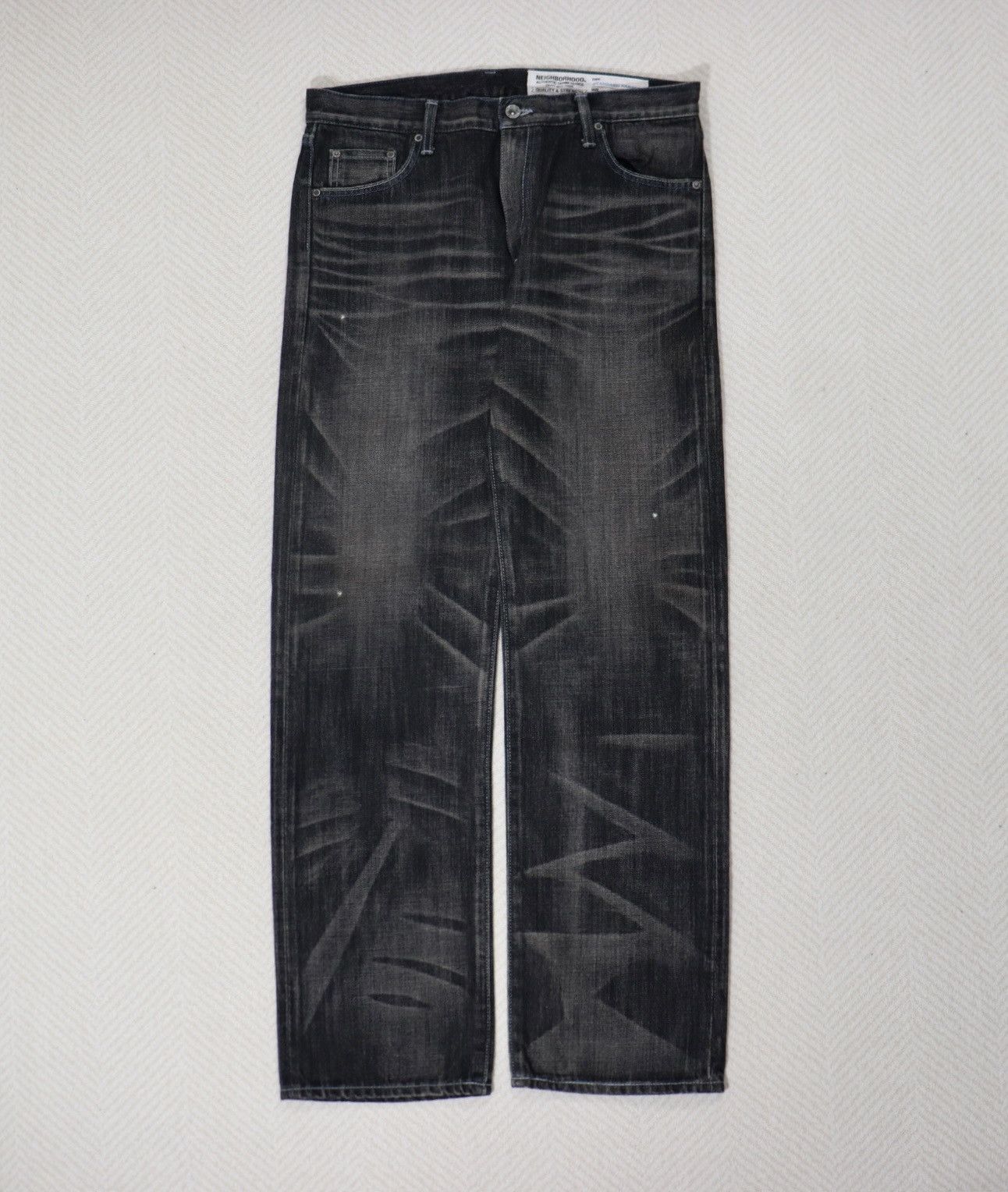 Neighborhood Neighborhood NBHD Washed Denim size L Size US 34 / EU 50 - 2 Thumbnail