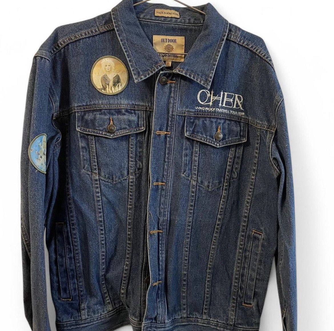 Levi's × Vintage Crazy Rare Cher Farewell Tour 2002 Denim Jacket Size US L / EU 52-54 / 3 - 2 Thumbnail