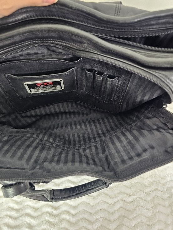Tumi Tumi Alpha 907D3 Slim Portfolio Briefcase Black Napa Leather Size ONE SIZE - 10 Thumbnail