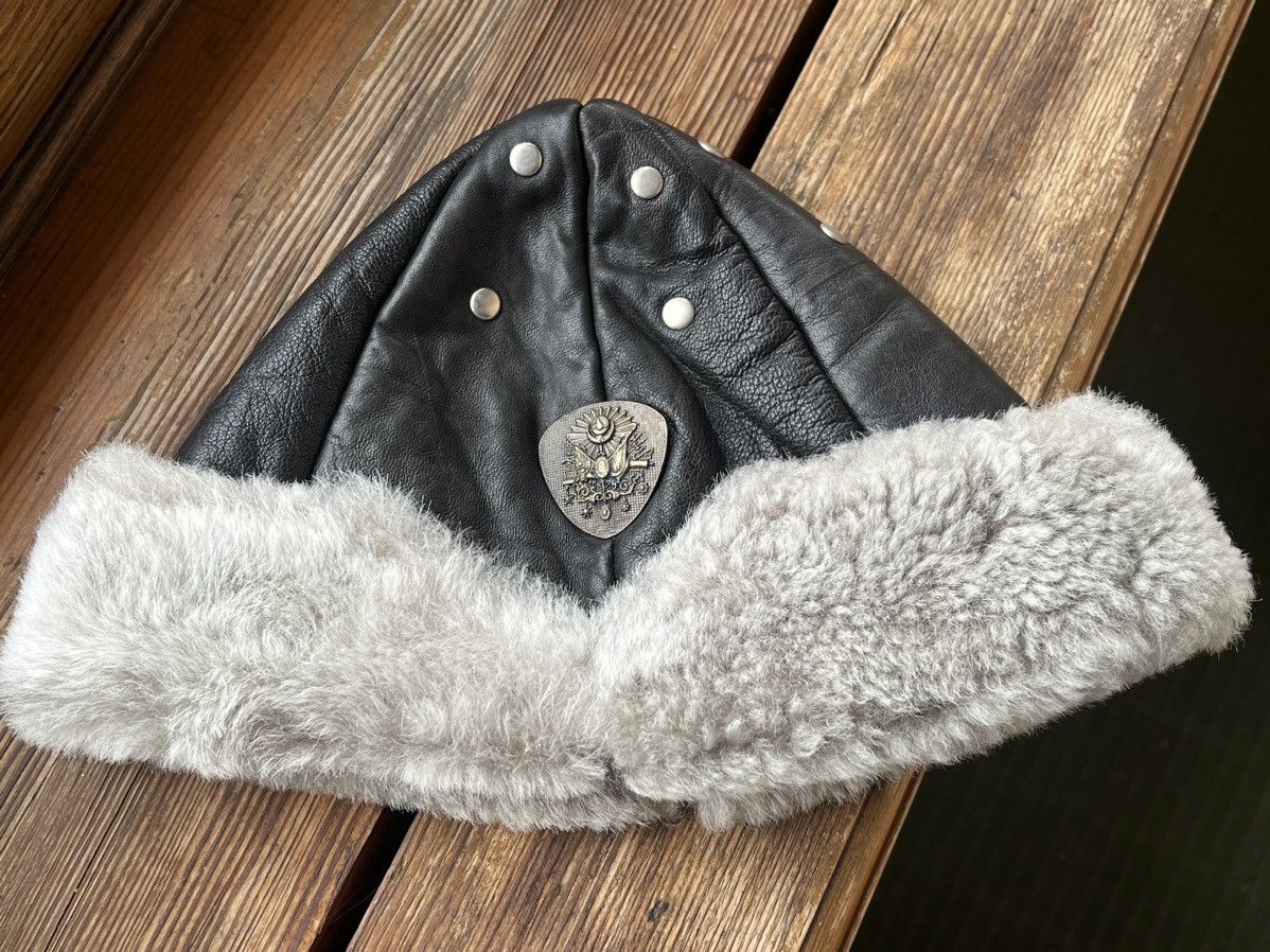 Japanese Brand OpiumBlack Y2K Mongolian hat Vintage Rap Fur hype Size ONE SIZE - 3 Thumbnail