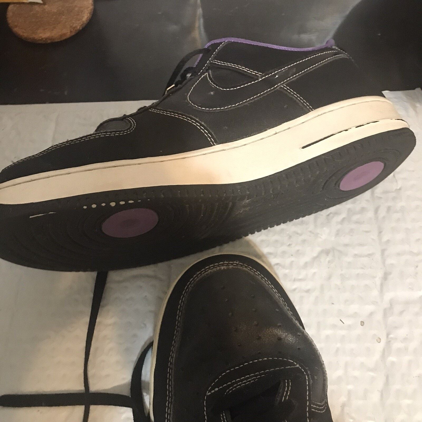 Nike Size 12 - Nike Air Force 1 '07 LV8 EMB Low Champ - Lakers Size US 12 / EU 45 - 13 Thumbnail