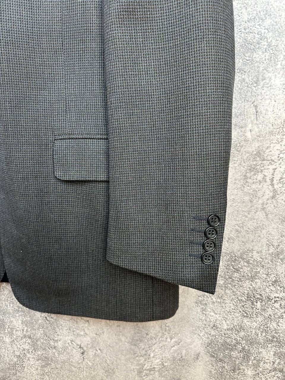 Canali RRP $1500 Canali Luxury Italy Tailored Wool Blazer Birdseye Size 50R - 8 Thumbnail