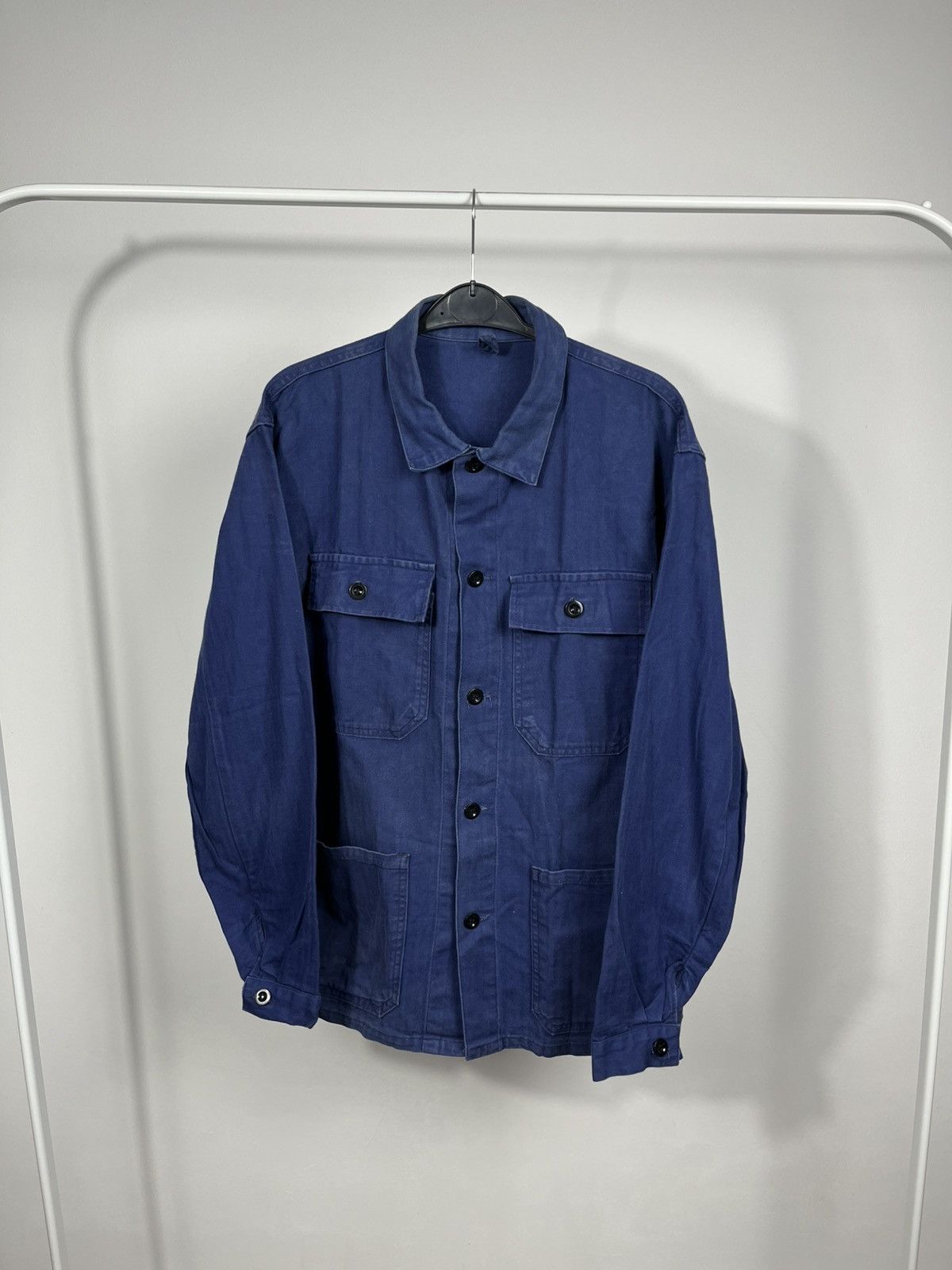 Other Vintage Blue Workwear Chore Jacket Button Up Utility Size US L / EU 52-54 / 3 - 1 Thumbnail