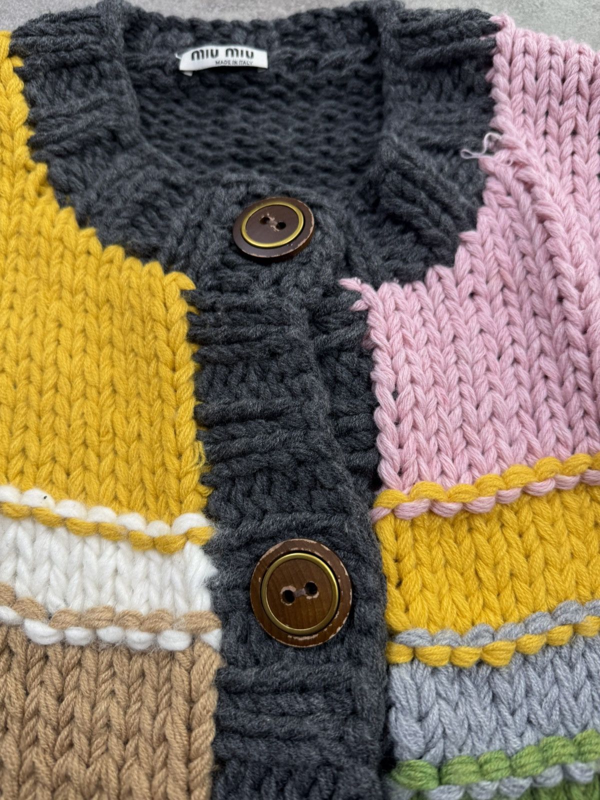 Miu Miu Miu Miu cardigan knitwear 2020s old money luxury Size L / US 10 / IT 46 - 8 Thumbnail
