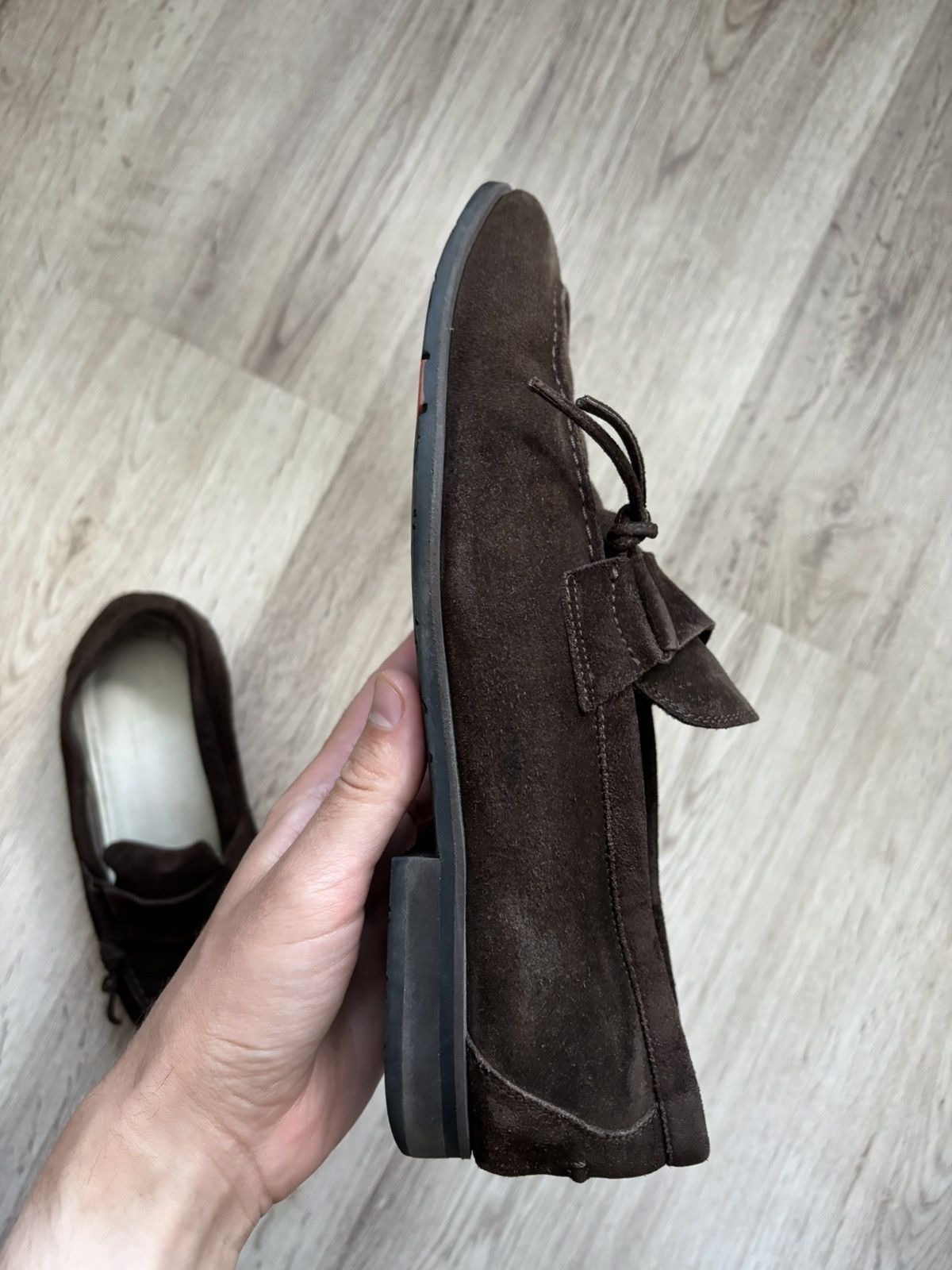 Kiton Kiton Suede Loafers UK 8.5 / EU 43 – Made in Italy Handmade Size US 9.5 / EU 42-43 - 14 Thumbnail
