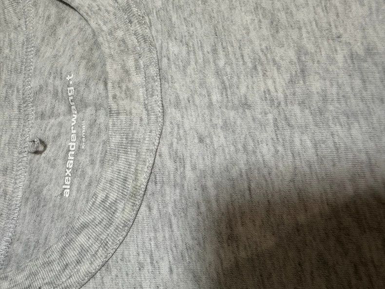 Alexander Wang Alexander Wang Classic Gray Long Sleeve T-Shirt- Size XS / US 0-2 / IT 36-38 - 2 Thumbnail