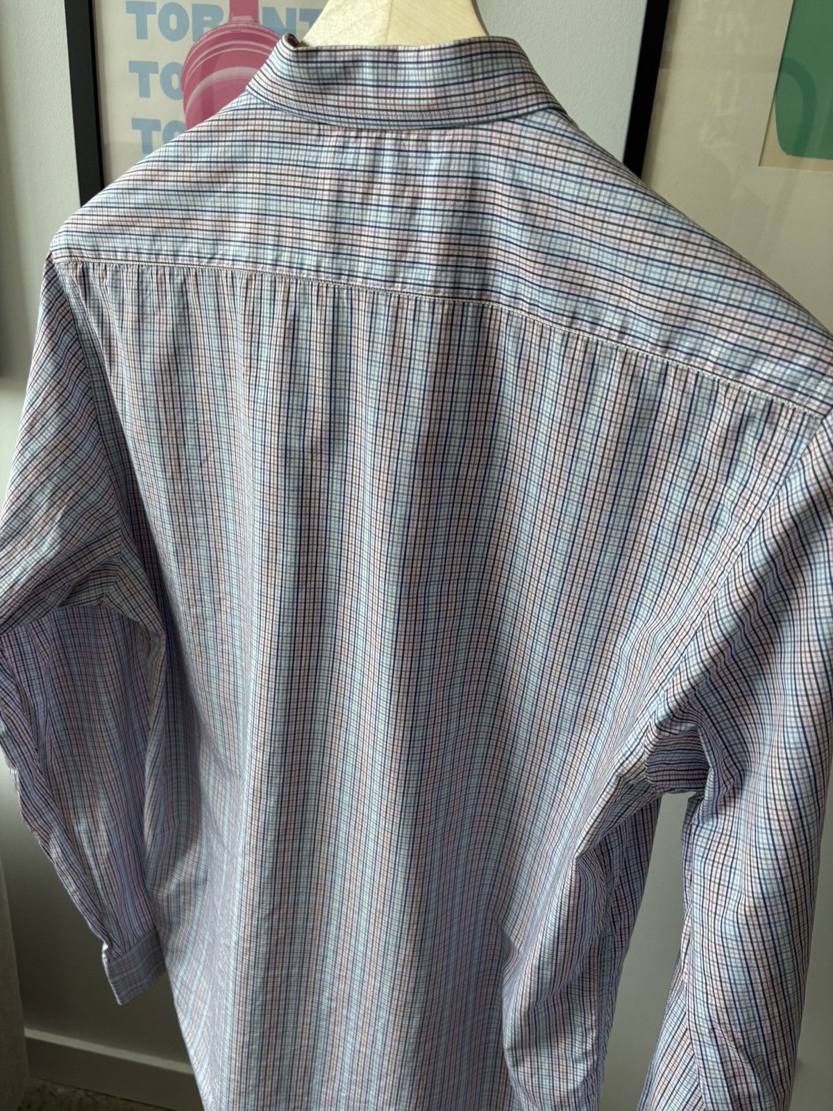 PATRICK ASSARAF Patrick Assaraf Button Down Shirt Multi Colour Plaid Large Size US L / EU 52-54 / 3 - 8 Thumbnail