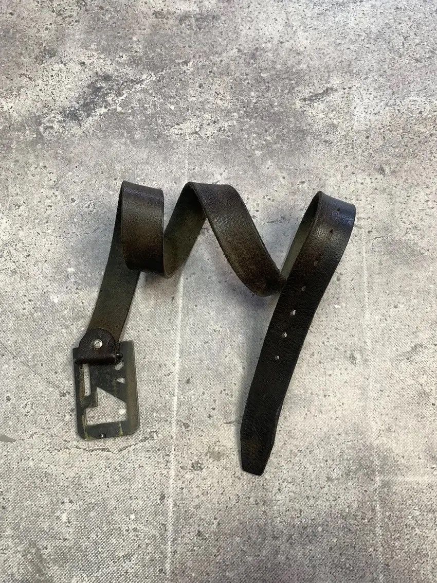 Giorgio Armani × Vintage Vintage Belts Y2K Giorgio Armani leather belt Japanese Size ONE SIZE - 9 Thumbnail