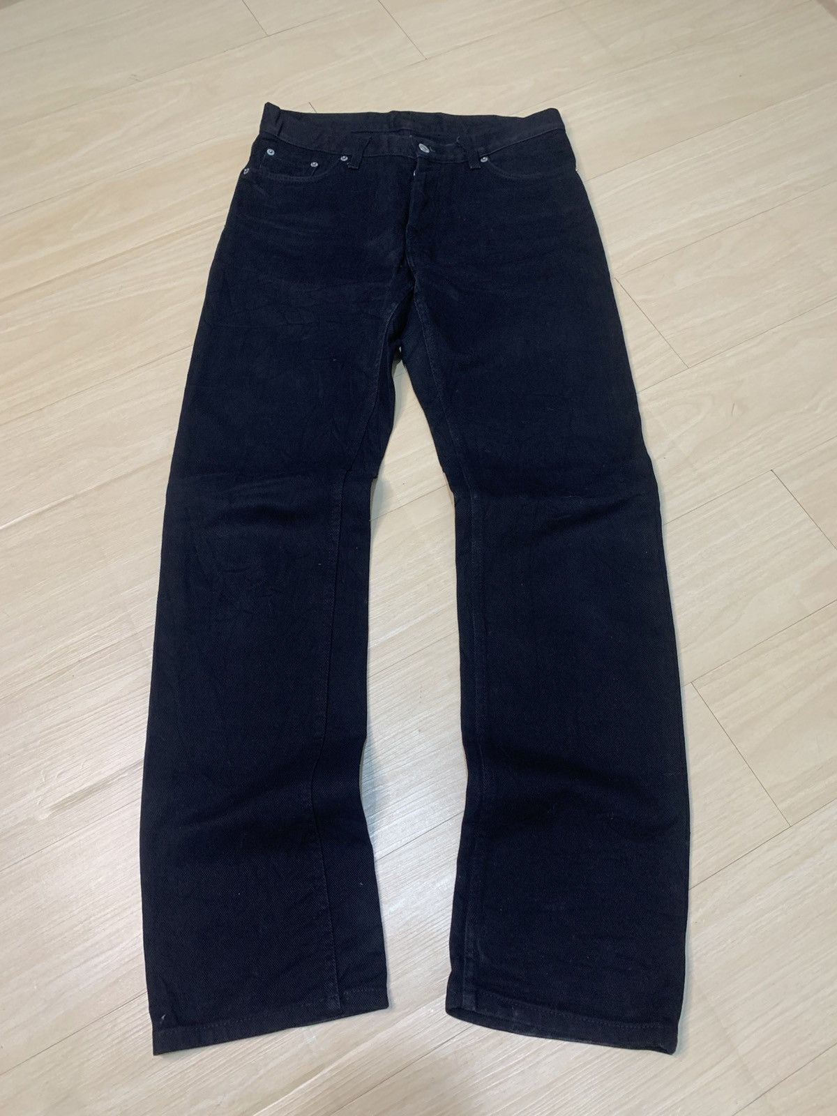 Helmut Lang 1998 Black Denim