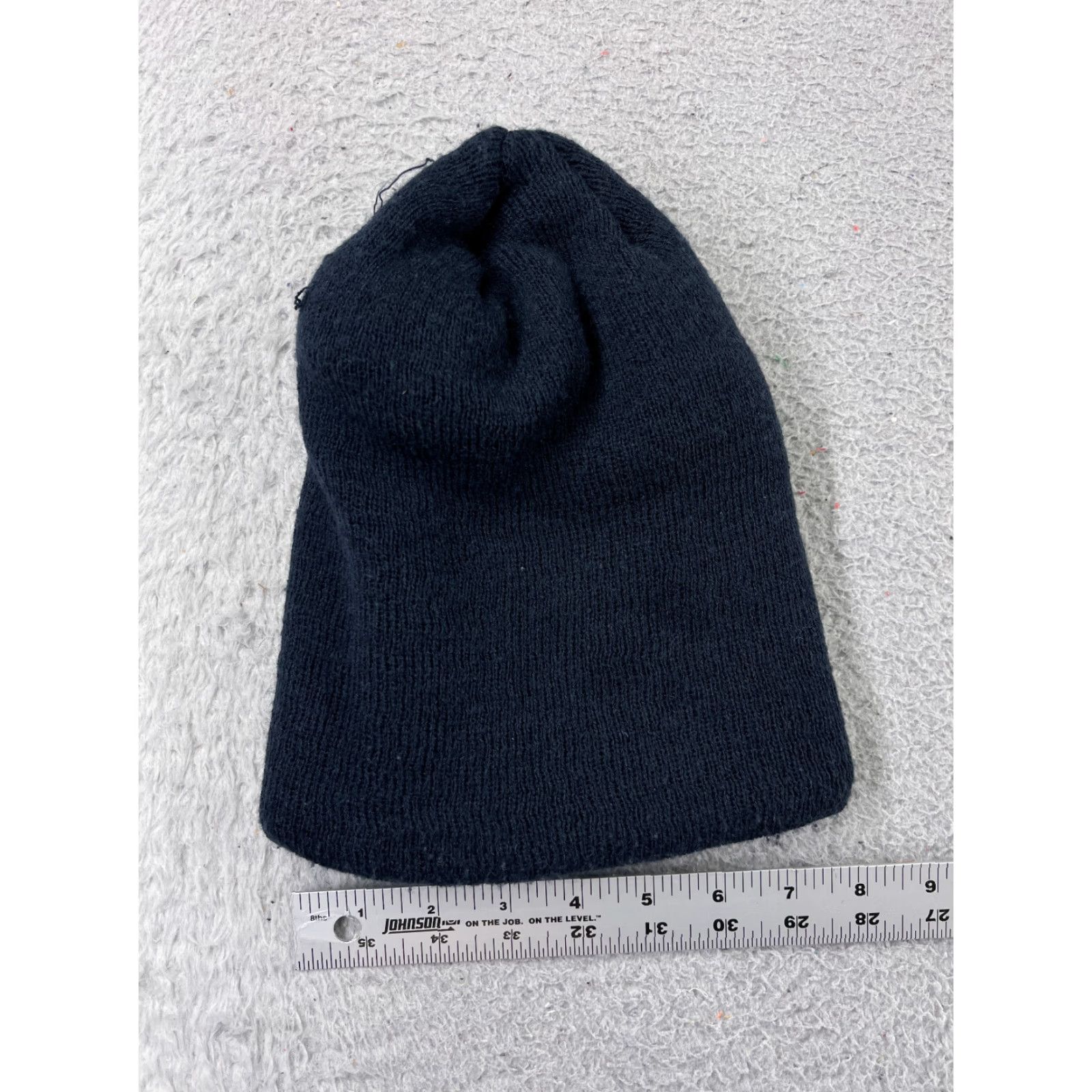 Vintage Thinsulate Beanie Toque Adult Navy Blue Knit Acrylic Polyester Insulation Ski Hat/Cap Men Beanie Insulated Lightweight Lined Hunting Outdoor USA 90s? Size ONE SIZE - 2 Thumbnail