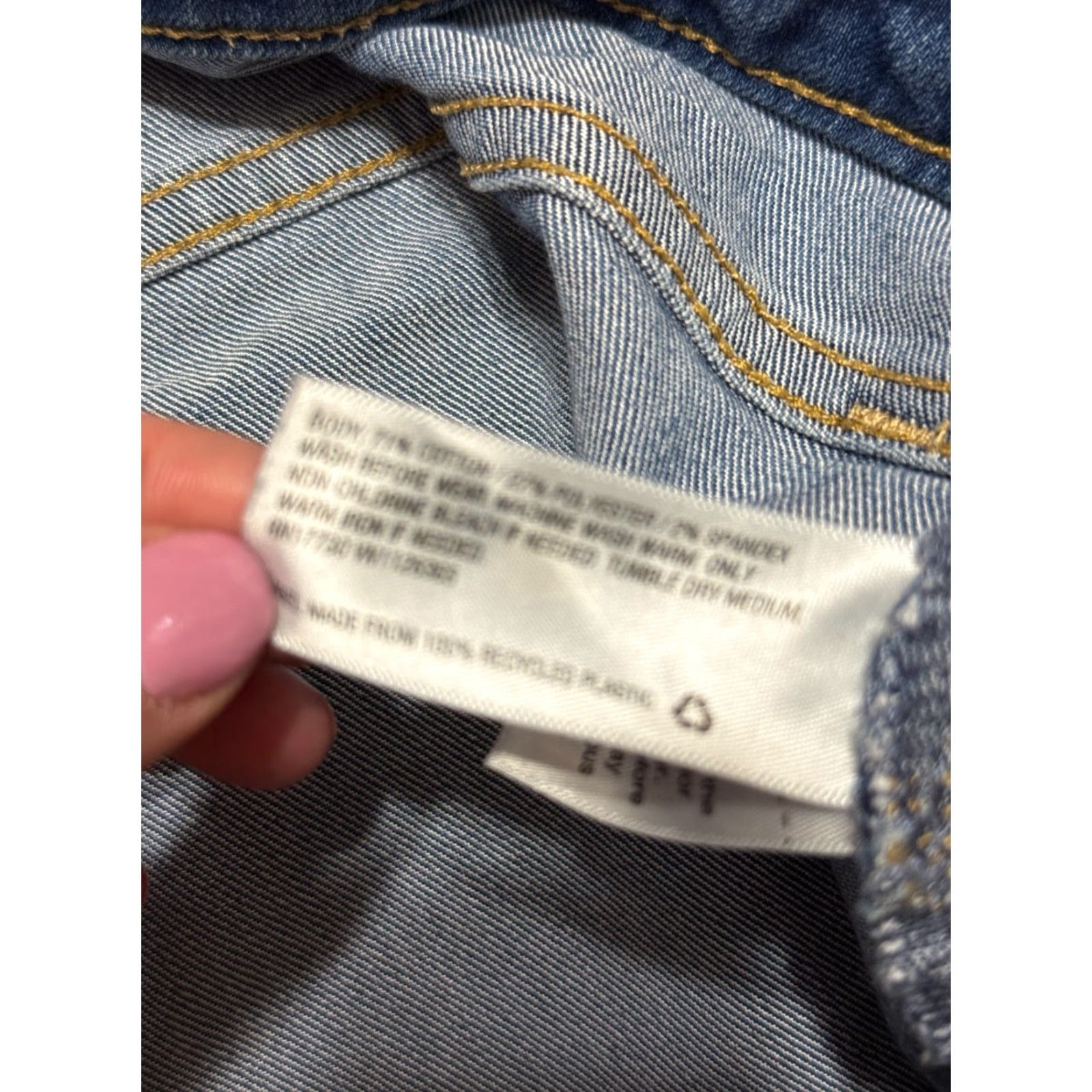 Vintage Universal Thread Jeans Women's 14/32L Blue Mid Rise Jeggings 38" Length Regular 5-Pocket Denim Stretch Vintage: No Mens Womens Boys Girls Size 36" / US 14 / IT 50 - 6 Thumbnail