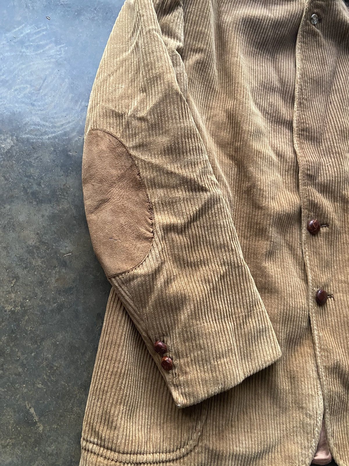 Eddie Bauer Vintage 1970s Eddie Bauer Satin Lined Corduroy Blazer Jacket Size 42L - 2 Thumbnail