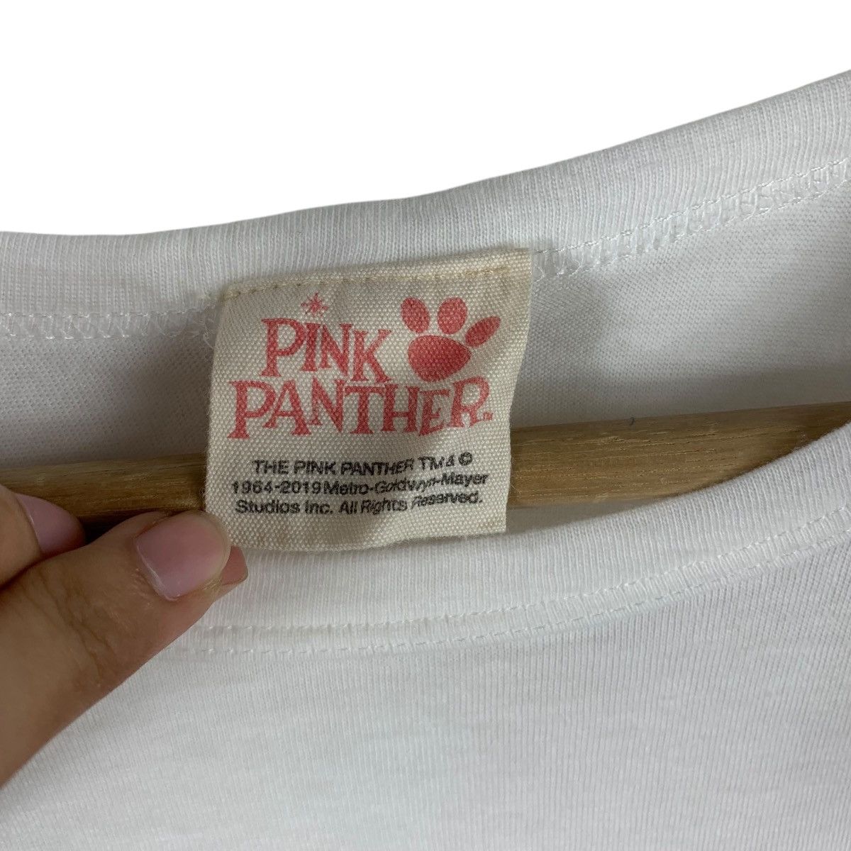 Vintage PINK PANTHER CARTOON Lover Heart 2019 Collection Tee Shirt Size L / US 10 / IT 46 - 6 Thumbnail