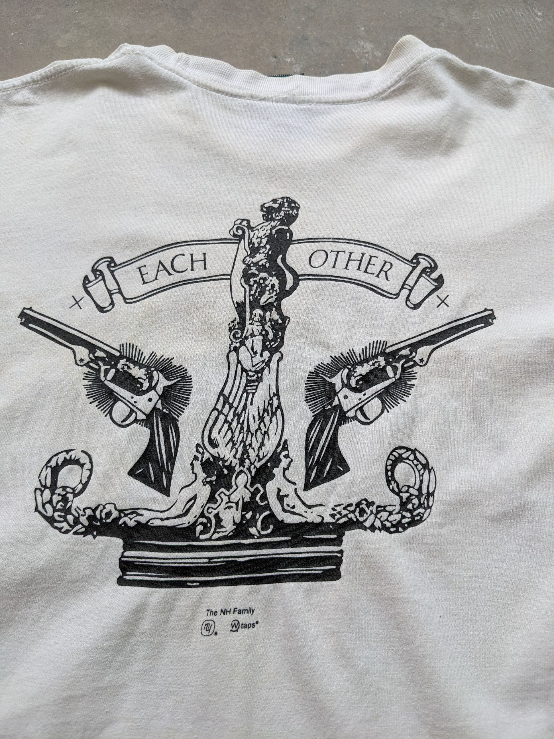 Japanese Brand × Neighborhood × Wtaps 🇯🇵 Vintage 1990s Neighborhood Wtaps T Shirt Size US M / EU 48-50 / 2 - 9 Thumbnail