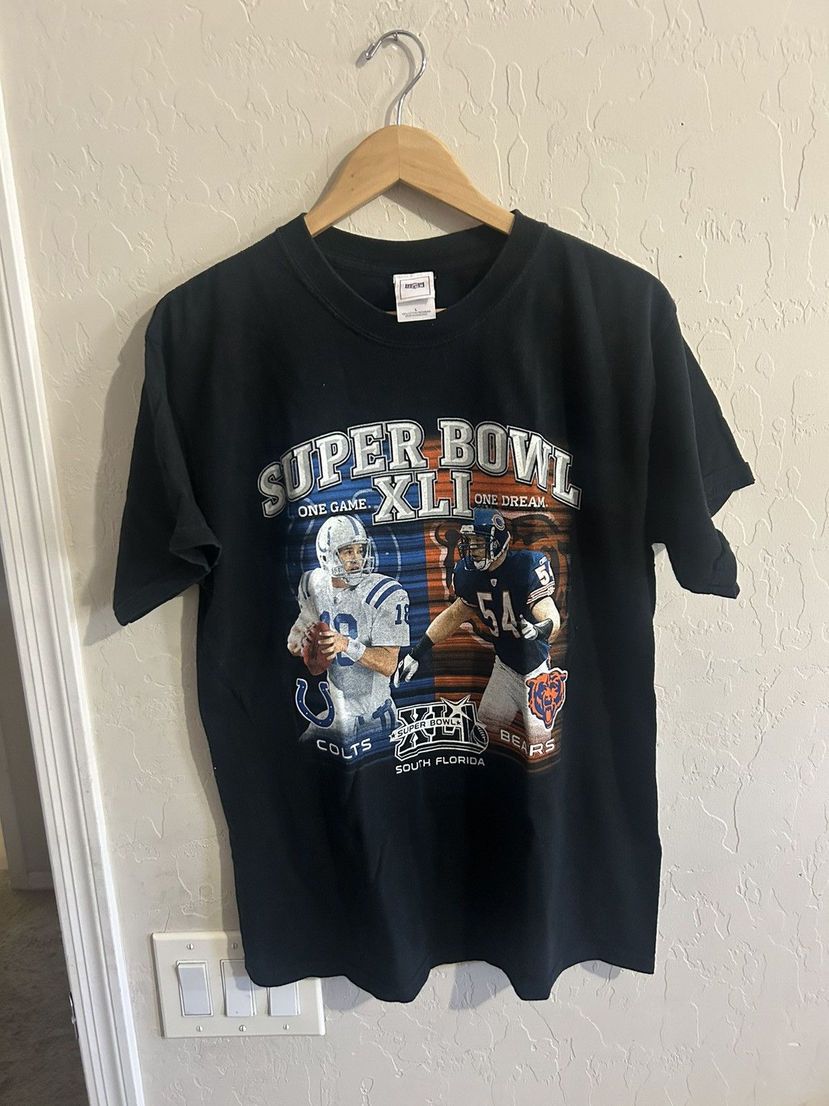 NFL × Vintage Vintage Super Bowl XLI Promo Shirt Size US L / EU 52-54 / 3 - 4 Thumbnail