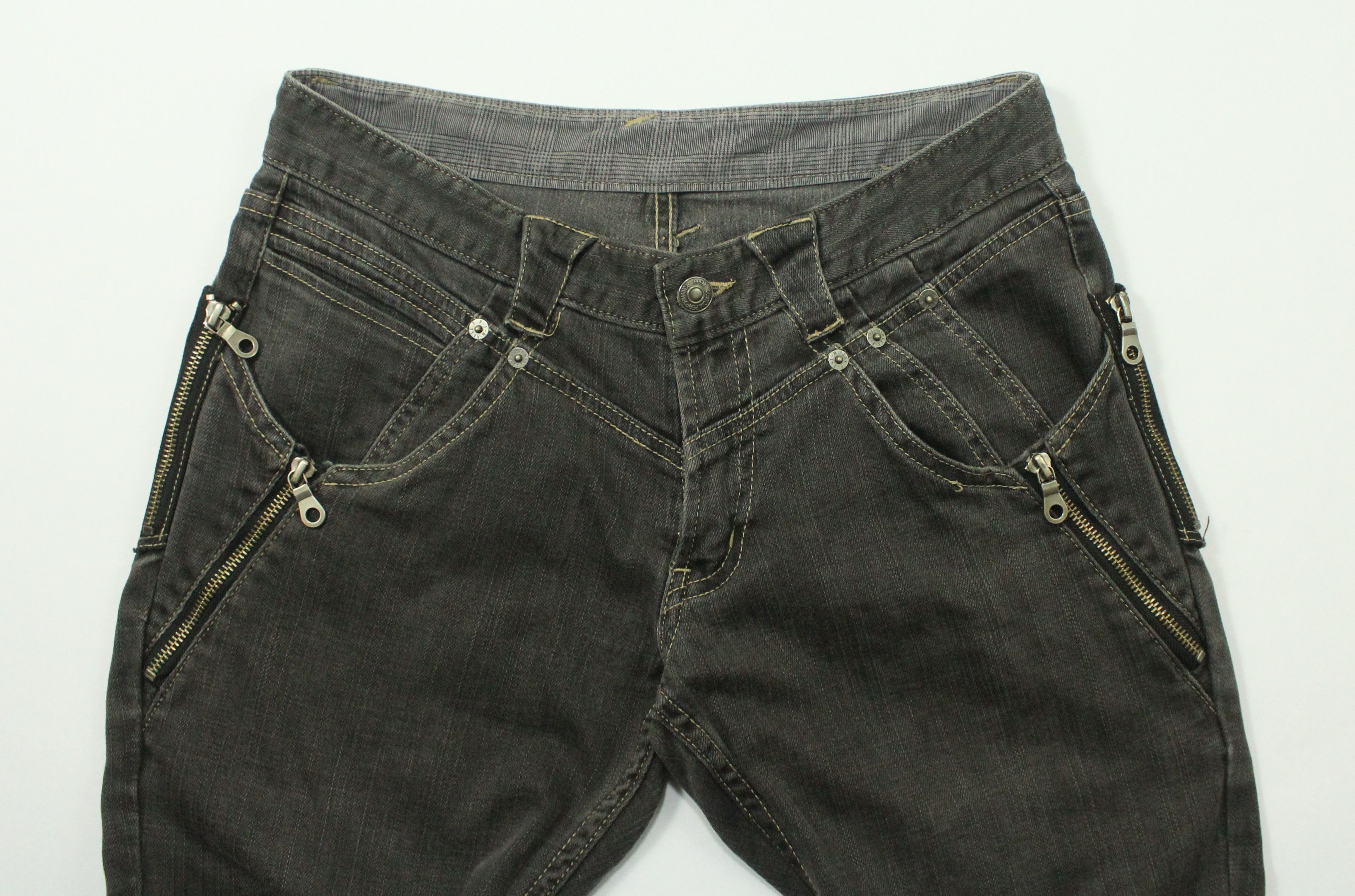 PPFM PPFM Denim Stretchy Multi Zippers Pockets Size US 30 / EU 46 - 17 Thumbnail