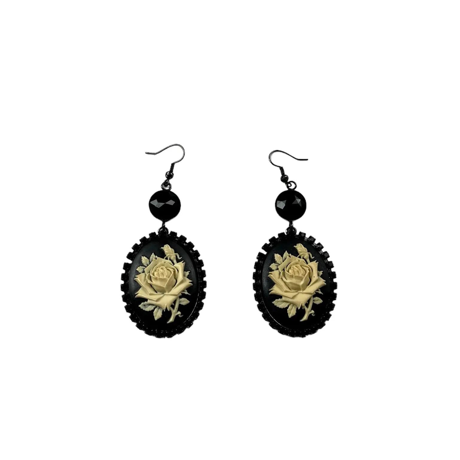 Valentino Red Valentino Gothic Flowers Earrings Size ONE SIZE - 1 Thumbnail