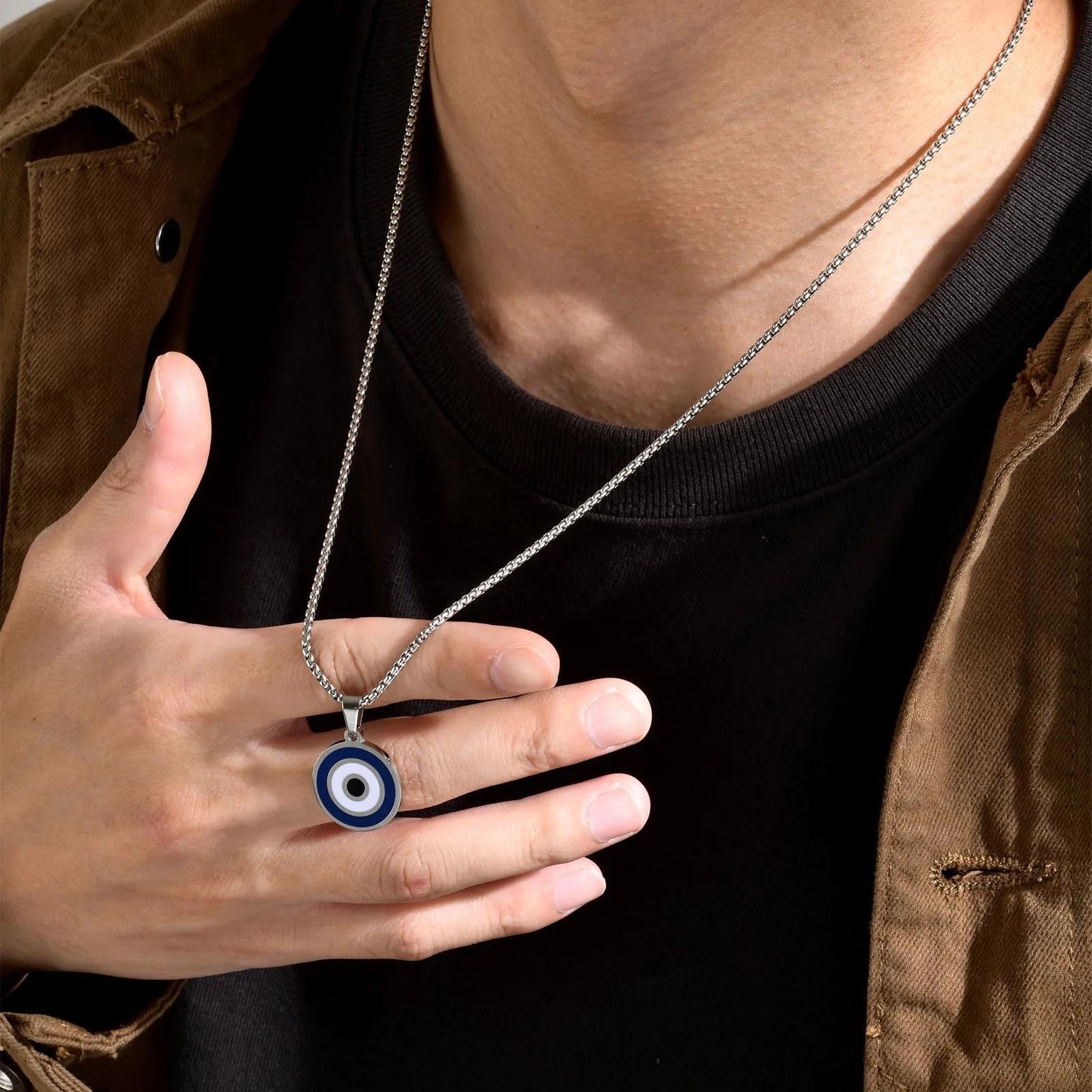 Jewelry Evil Eye Pendant Necklace Size ONE SIZE - 3 Thumbnail