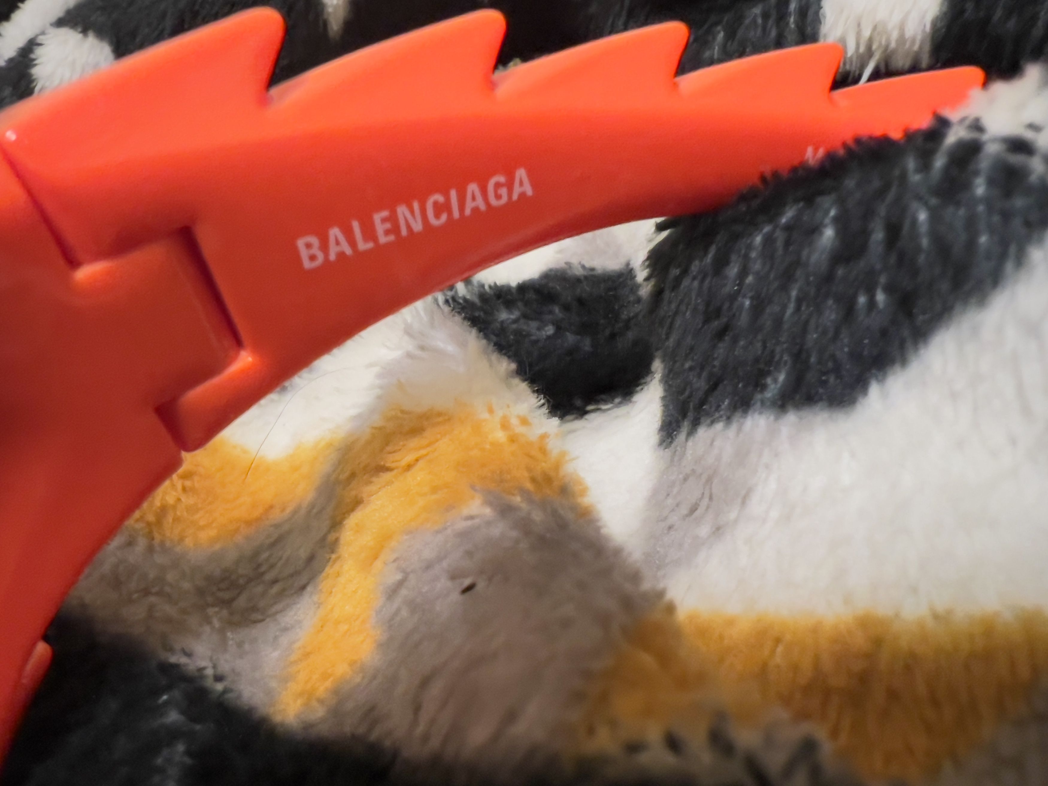 Balenciaga Balenciaga SS23 -Extreme Spikes Orange Sunglasses Size ONE SIZE - 22 Thumbnail