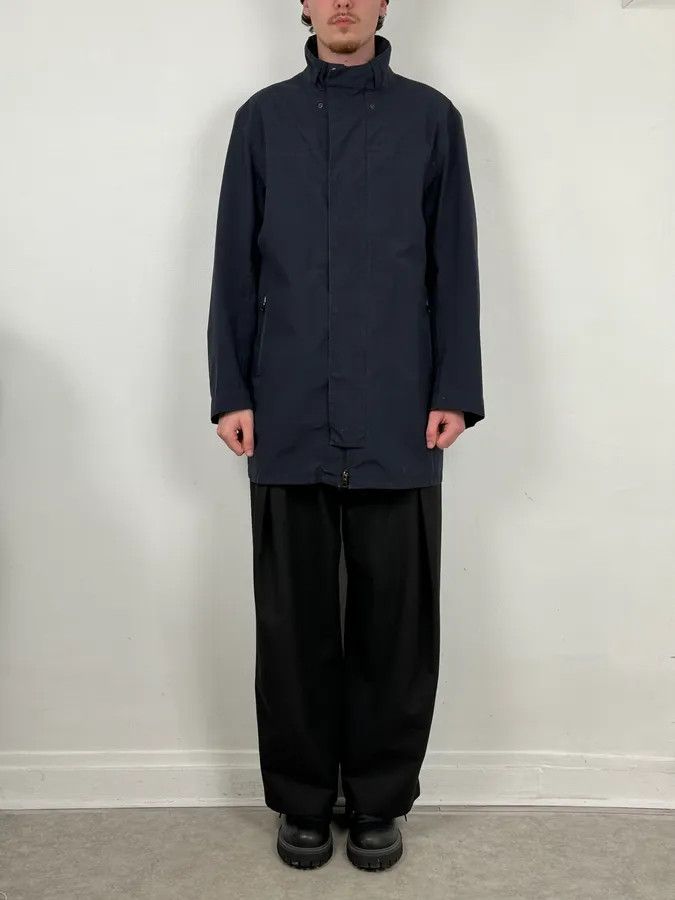 Prada 2000s Prada Navy Windbreaker Long Jacket Size US M / EU 48-50 / 2 - 2 Thumbnail