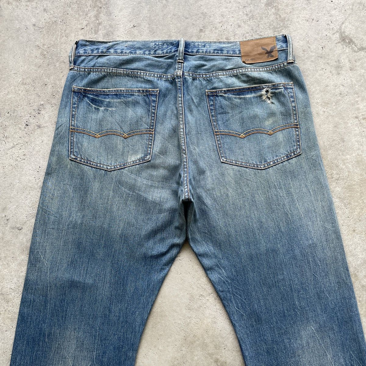 American Eagle Outfitters American Eagle Vintage Jeans Rusty Distressed Faded Pants Size US 39 - 10 Thumbnail