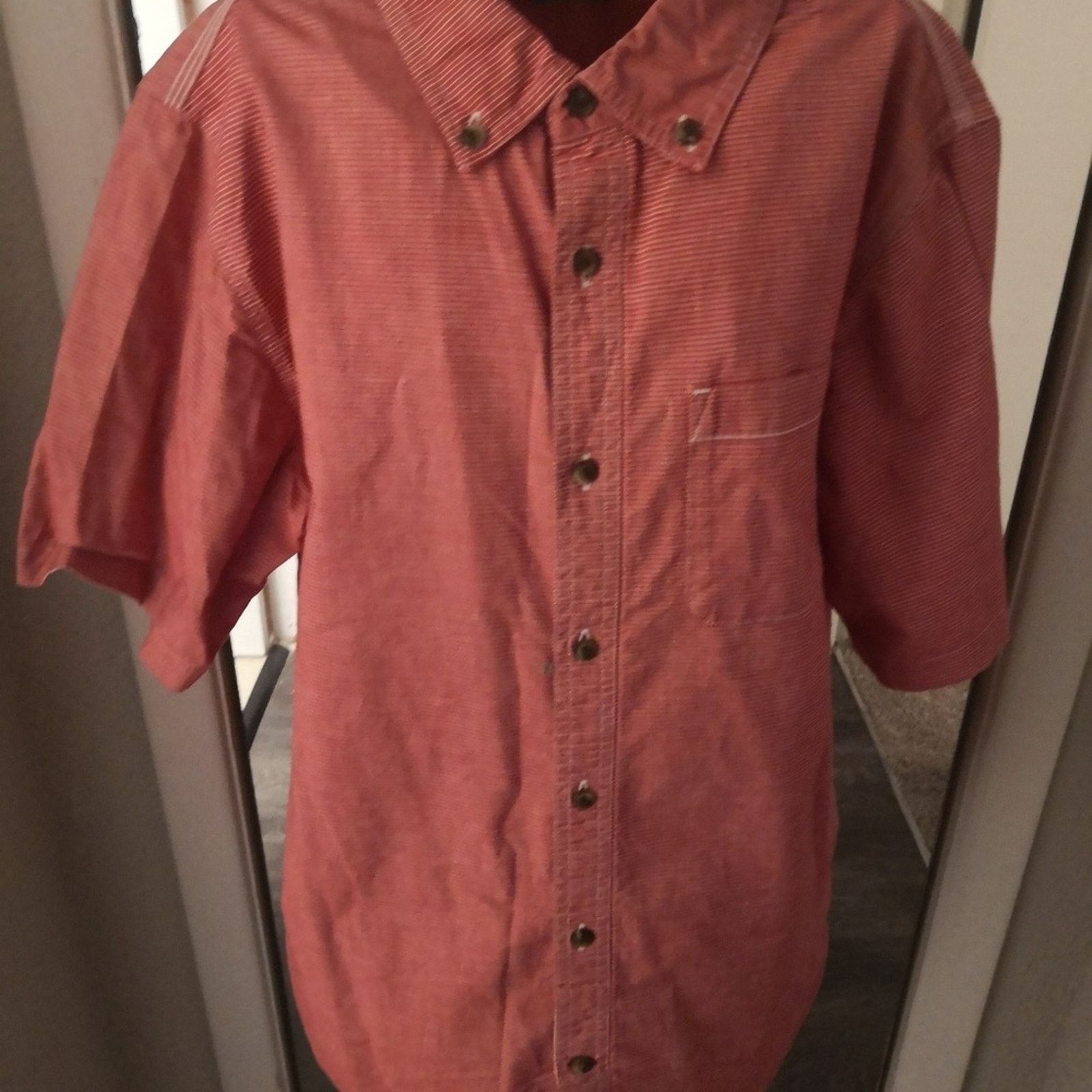 The North Face The North Face Red/White Short Sleeve Buttondown Shirt S Size US S / EU 44-46 / 1 - 2 Thumbnail