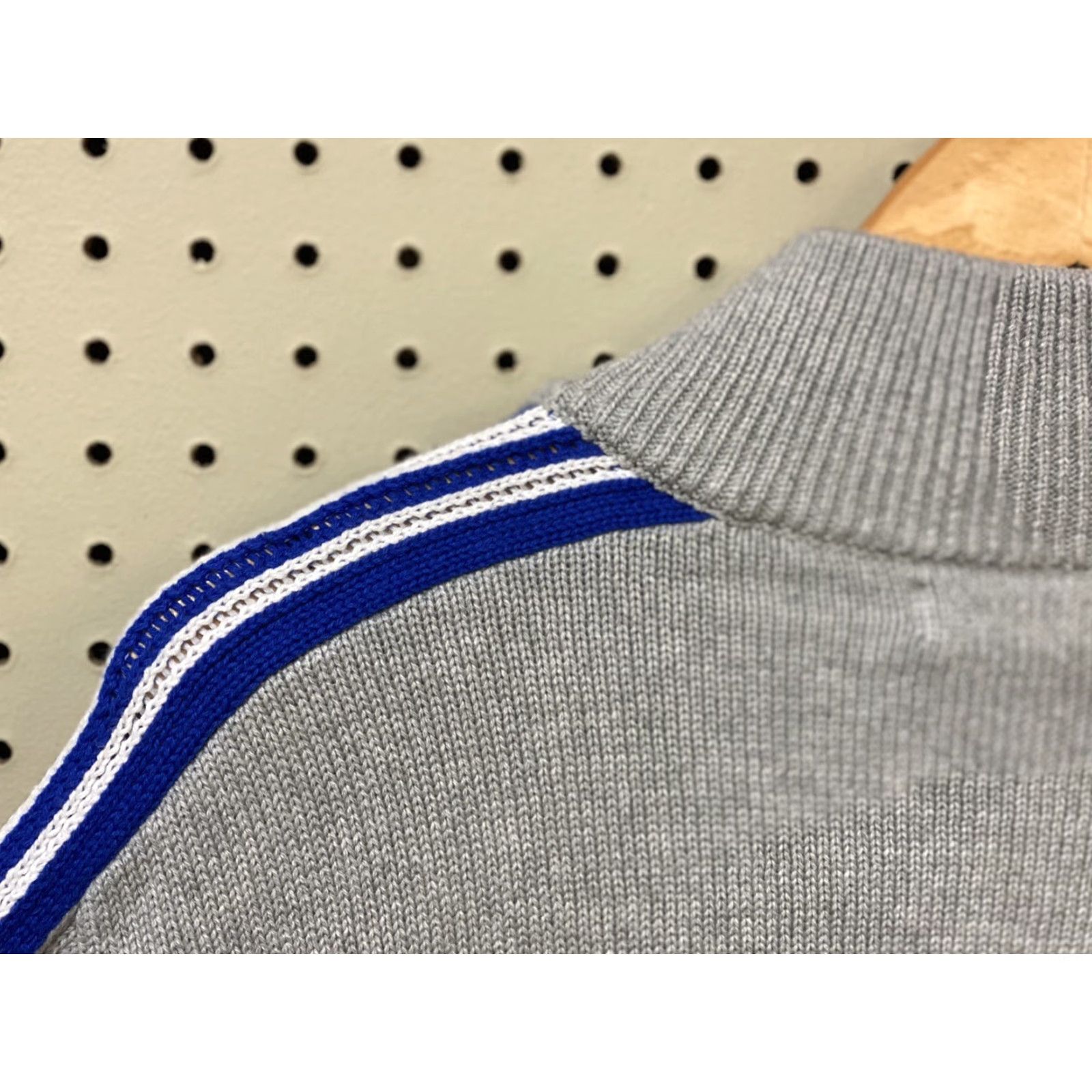 Nautica Nautica Men’s Large Gray Full Zip Sweater Racing Stripe Blue Sail NWT New Size US L / EU 52-54 / 3 - 3 Thumbnail