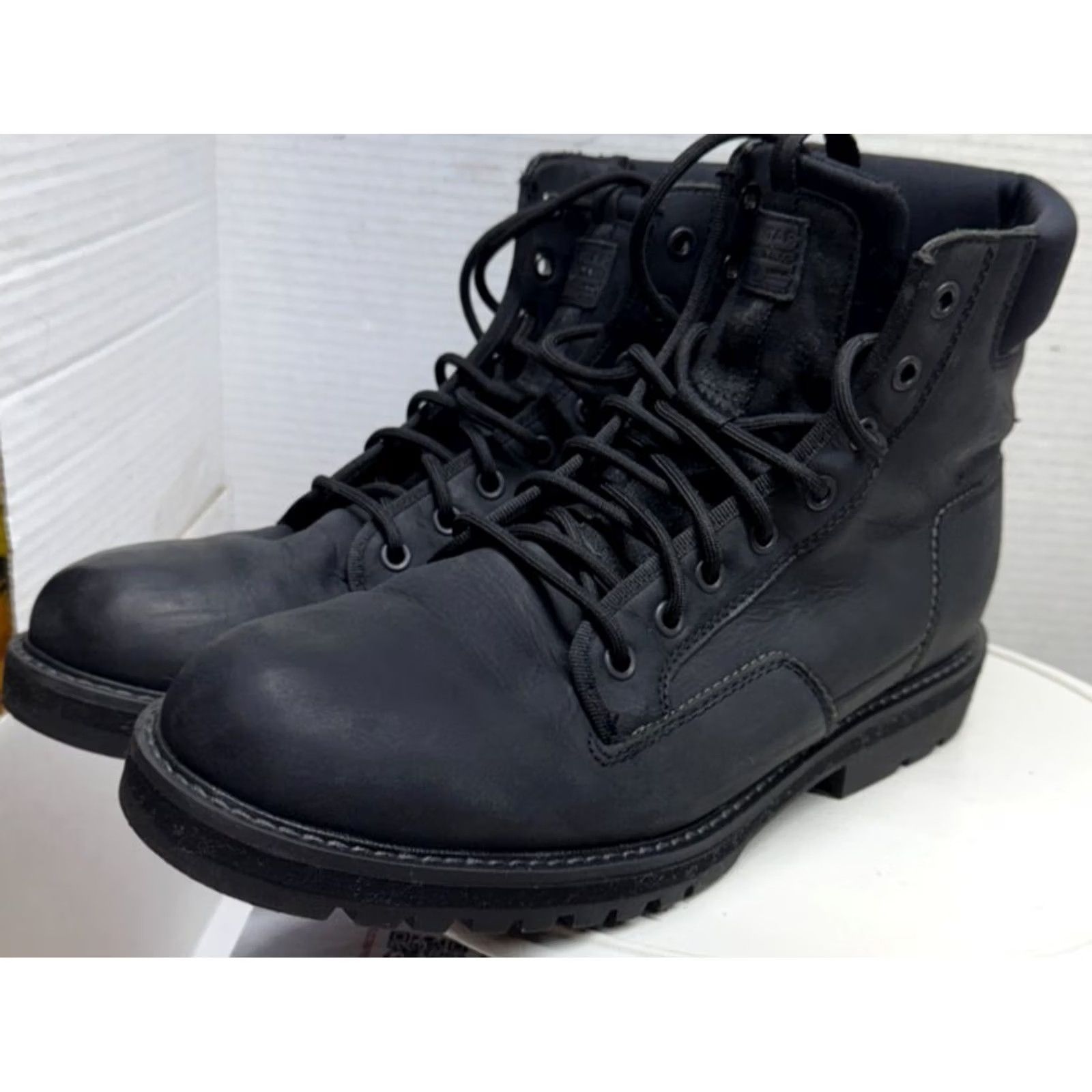 Vintage G-Star Raw Premium Powell Combat Boots Black Lace Up 10 43 Originals Men's Goth Size US 10 / EU 43 - 7 Thumbnail