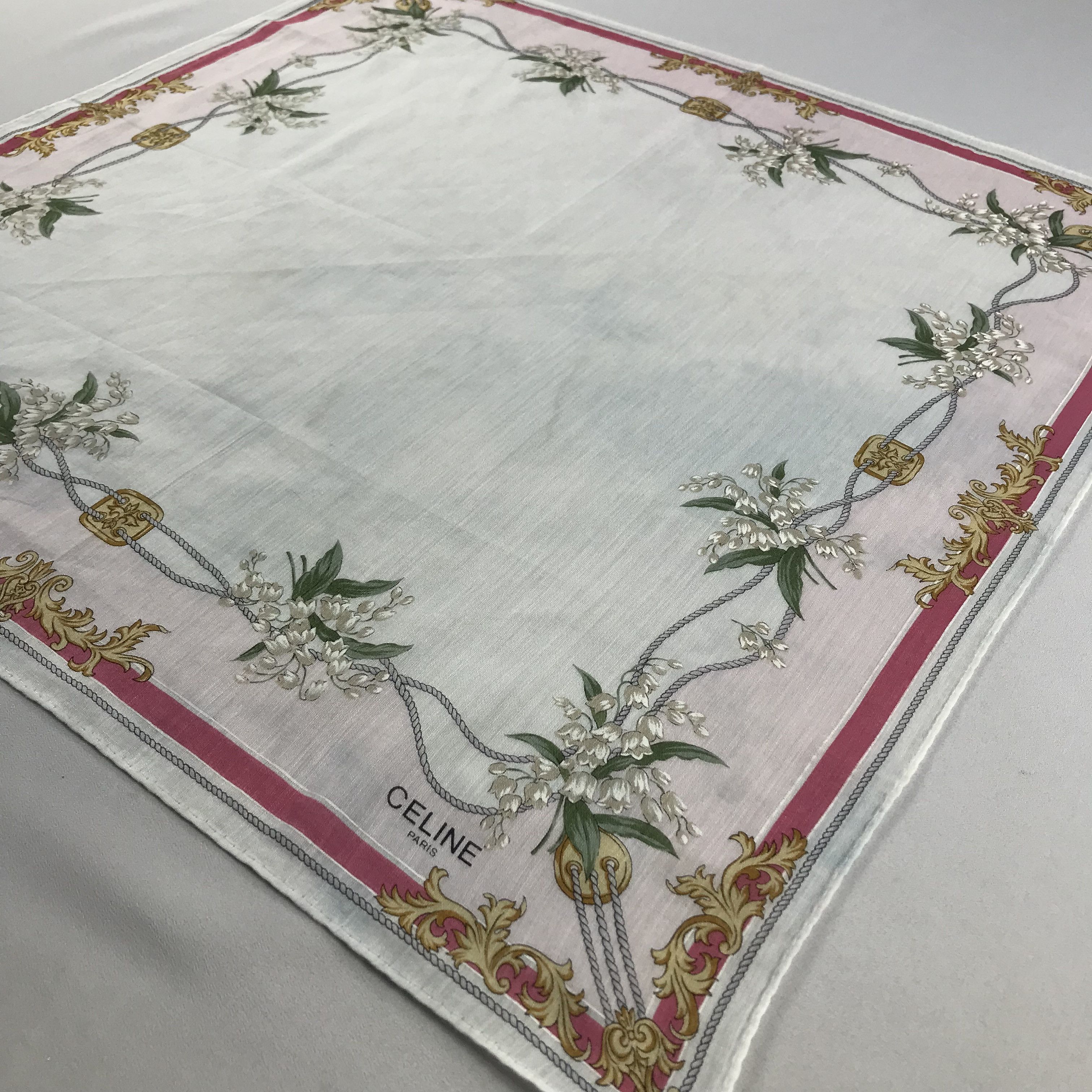 Celine Celine Handkerchief / Bandana / Neckerchief C720 Size ONE SIZE - 4 Thumbnail