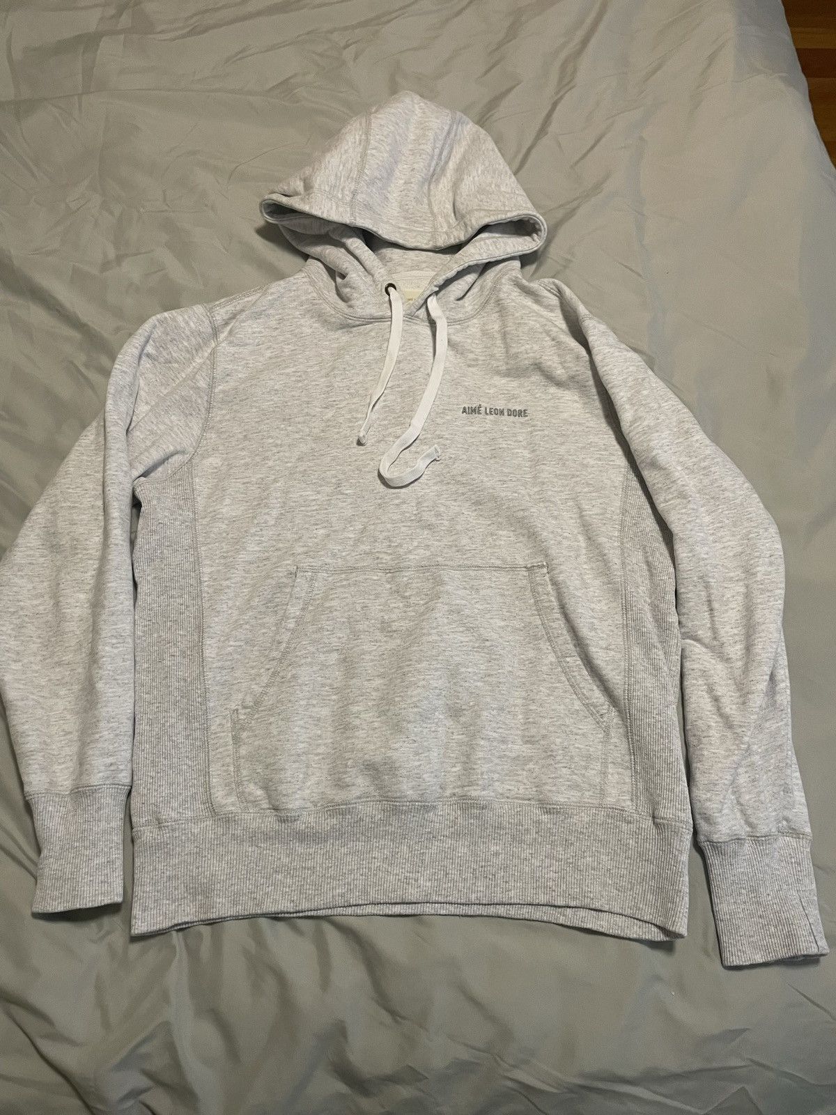 image of Aime Leon Dore Uniform Hoodie in Light Grey, Men's (Size Medium)