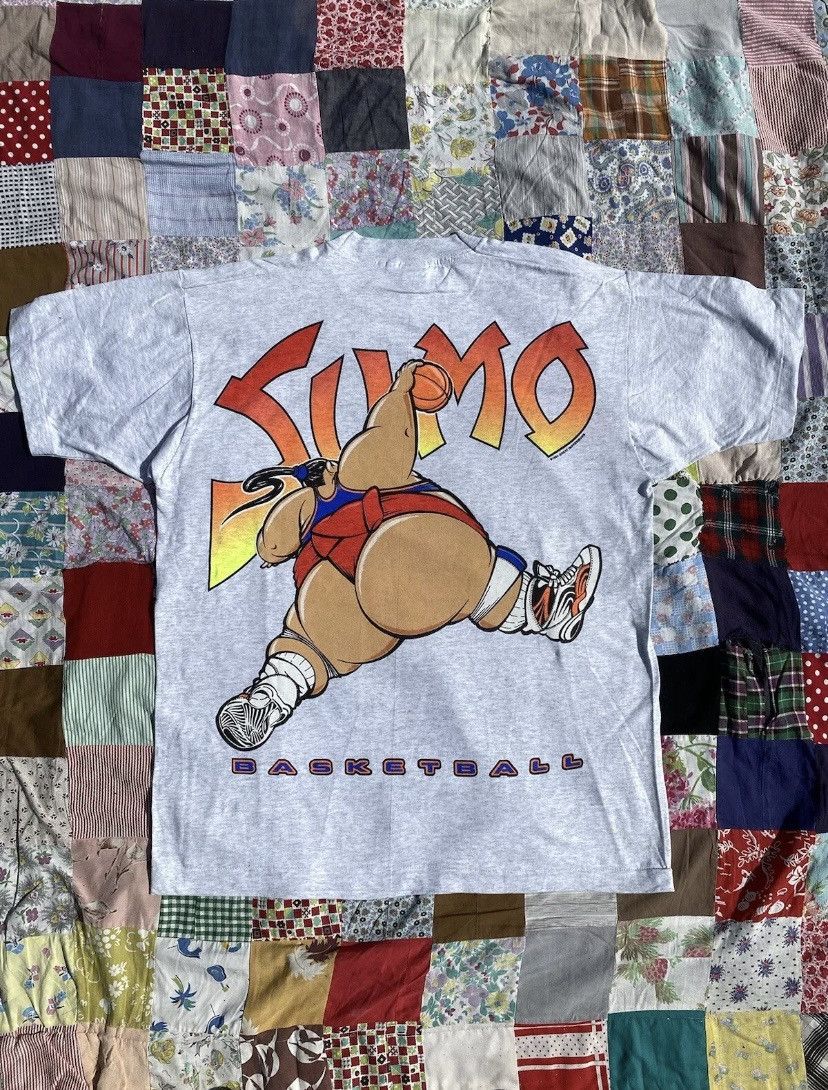 Fruit Of The Loom × Vintage vintage 90s SUMO basketball shirt Size US XL / EU 56 / 4 - 6 Thumbnail