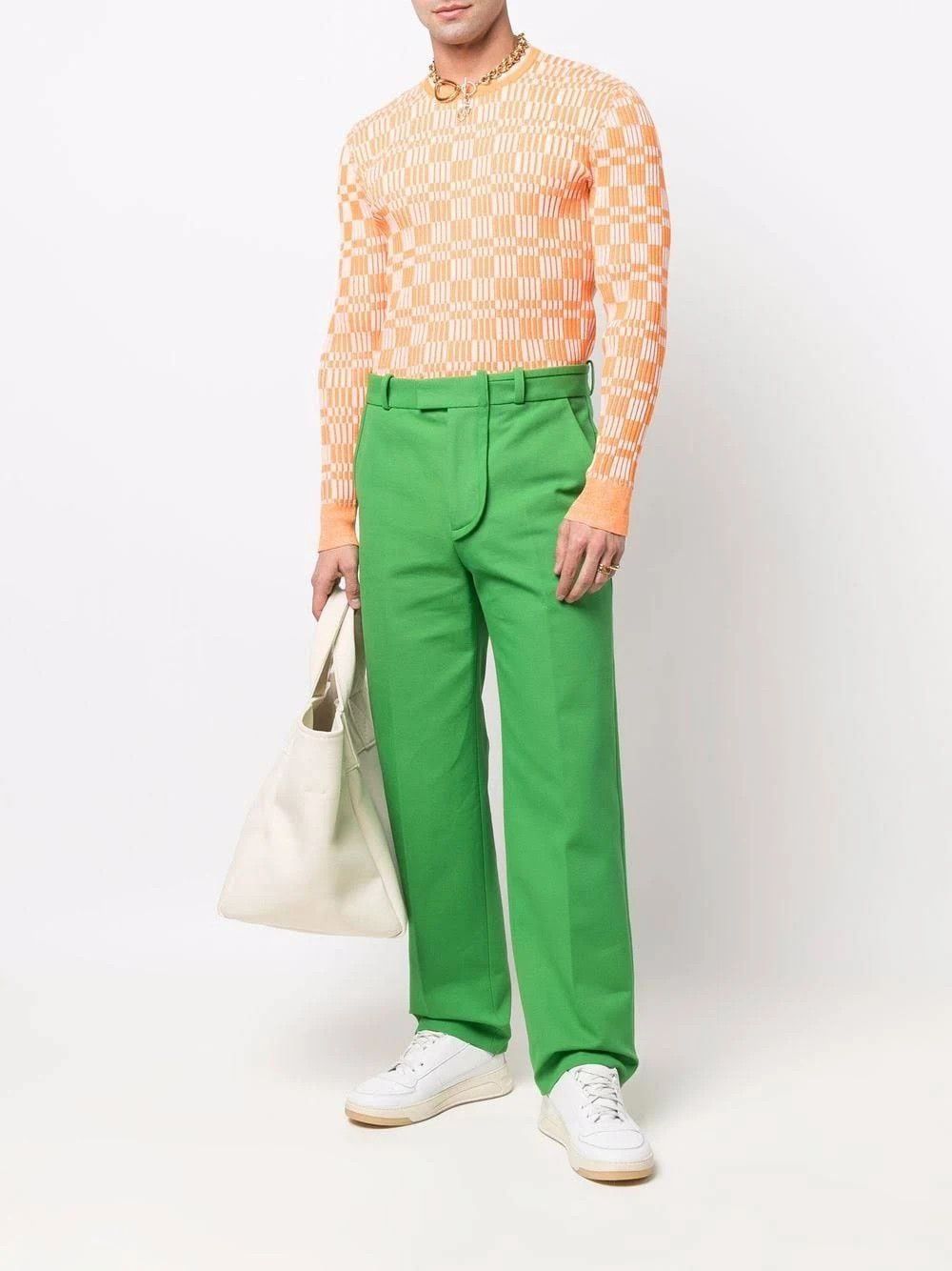 Jacquemus o1mle0924 Gelati Graphic-pattern Sweatshirt in Multicolor Size US M / EU 48-50 / 2 - 4 Thumbnail
