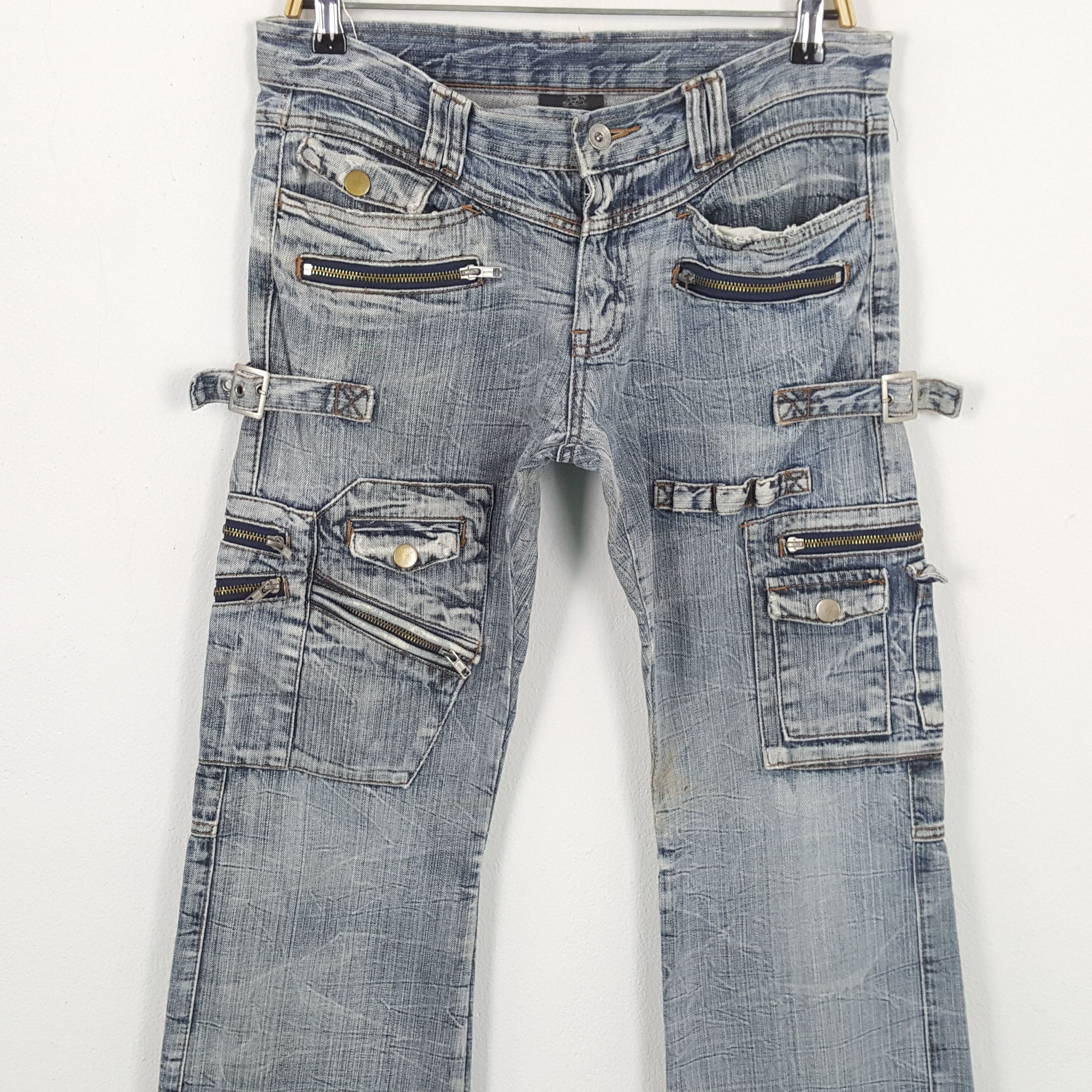 semanticdesign SEMANTIC DESIGN Rare Design Fashion Rock Punk Style Jeans Size 32" / US 10 / IT 46 - 2 Thumbnail