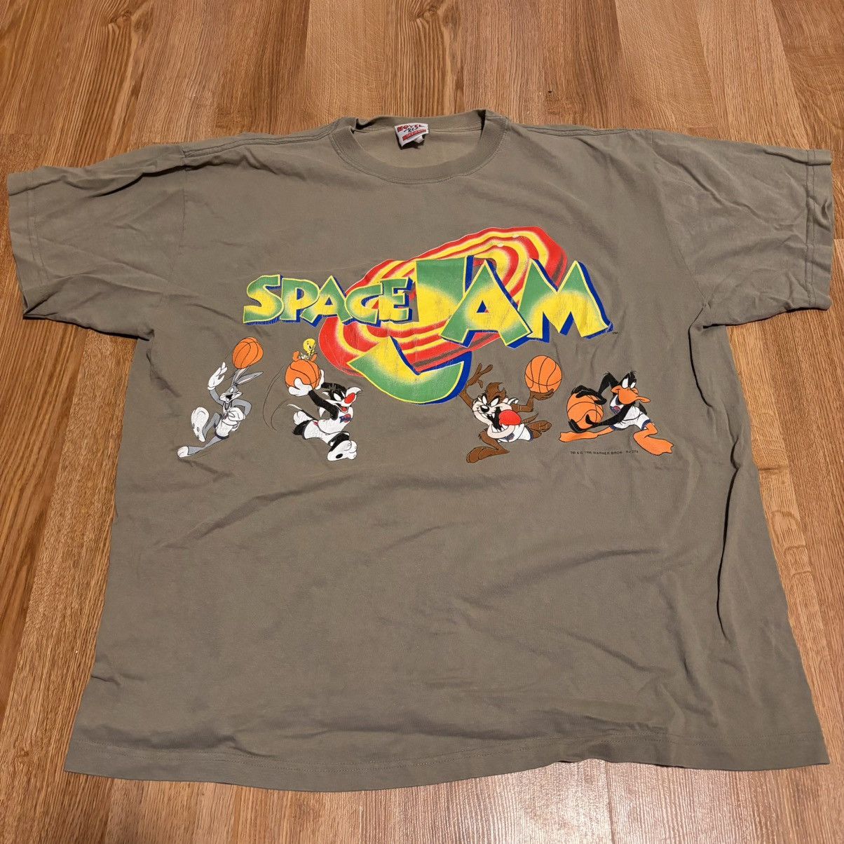 Vintage Vintage 1996 Space Jam Tee Size US XL / EU 56 / 4 - 1 Thumbnail