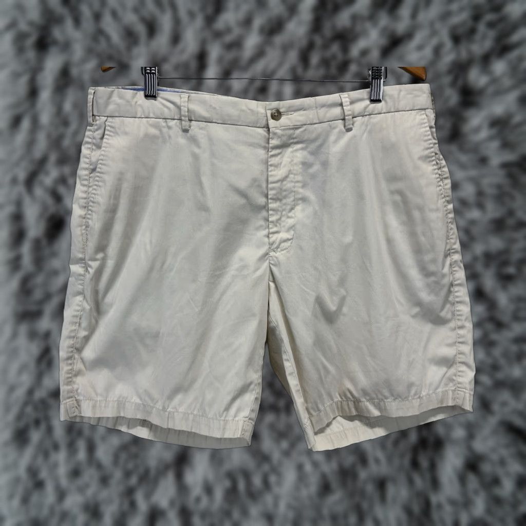 Peter Millar Peter Millar Shorts Mens 38 Khaki Beige Crown Comfort Flat Front 8” Inseam Golf Size US 38 / EU 54 - 1 Thumbnail