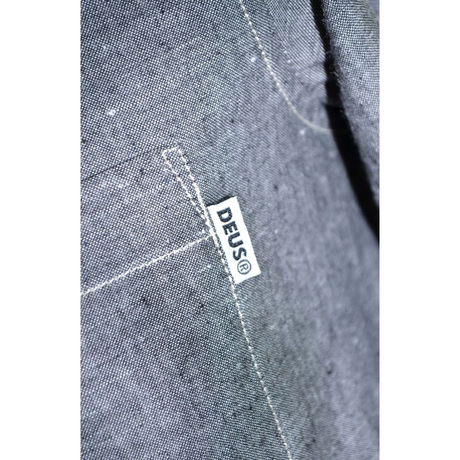 Deus Ex Machina DEUS Shirt Long Sleeve Button-Up Size S Grey Mens Athletic Collared Cotton DEUS ex Machina Size US S / EU 44-46 / 1 - 2 Thumbnail