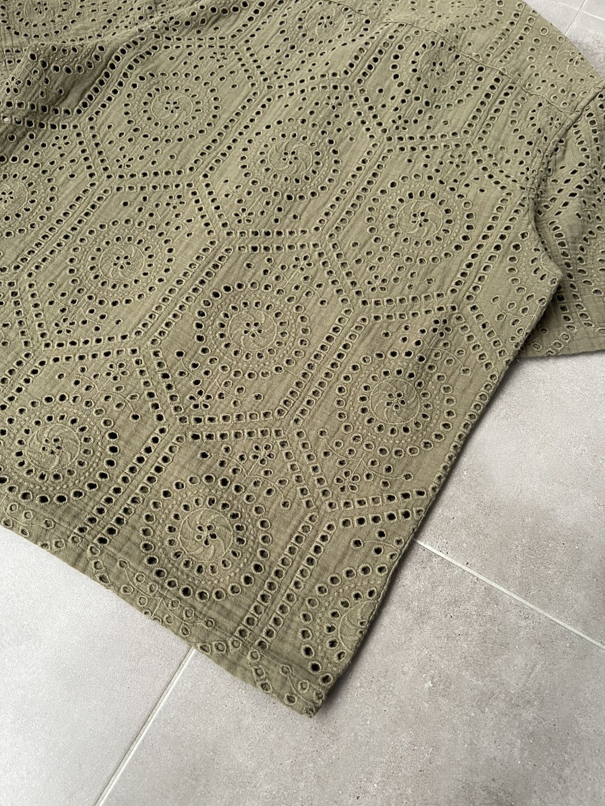 Allsaints !DS! SS23 Allsaints Pueblo SS Laser Swamp Green Shirt Size US M / EU 48-50 / 2 - 15 Thumbnail