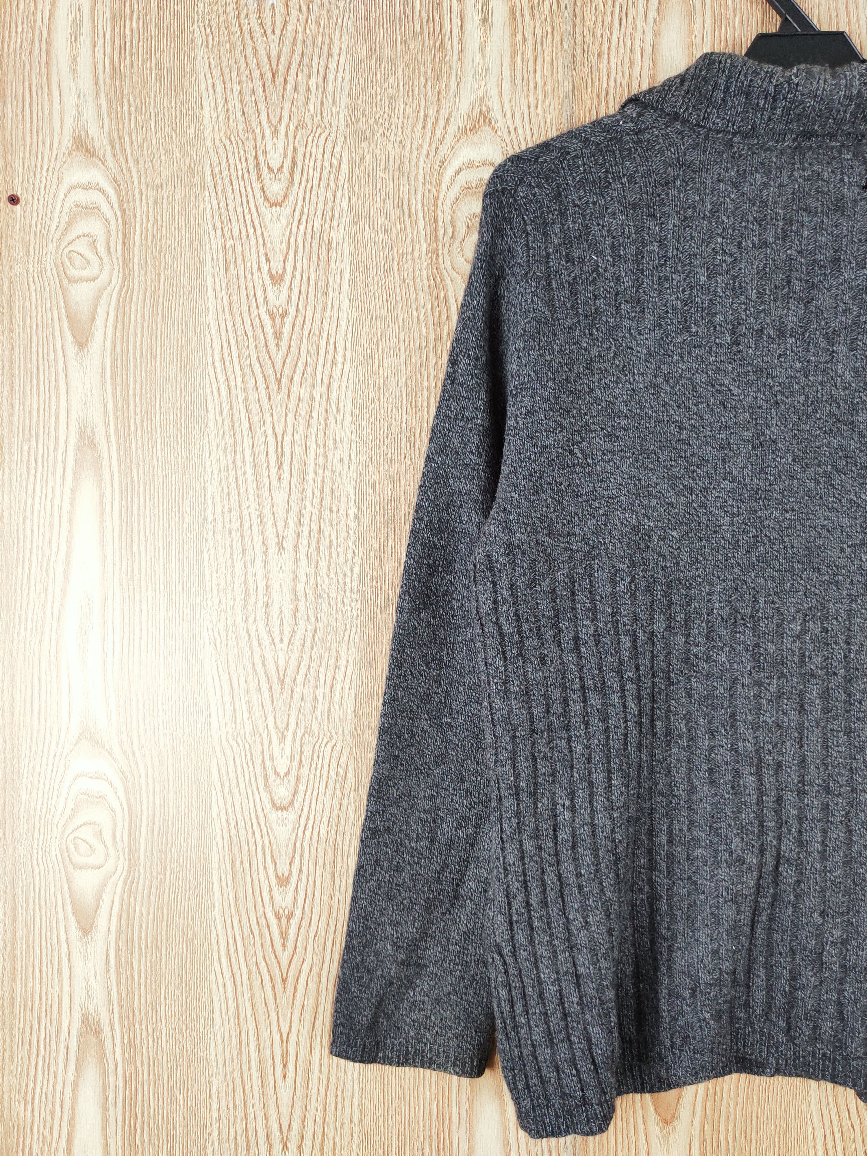 Homespun Knitwear × Japanese Brand × Vintage De Kazuko Black ripped Knitwear Cardigan #W045 Size US M / EU 48-50 / 2 - 13 Thumbnail