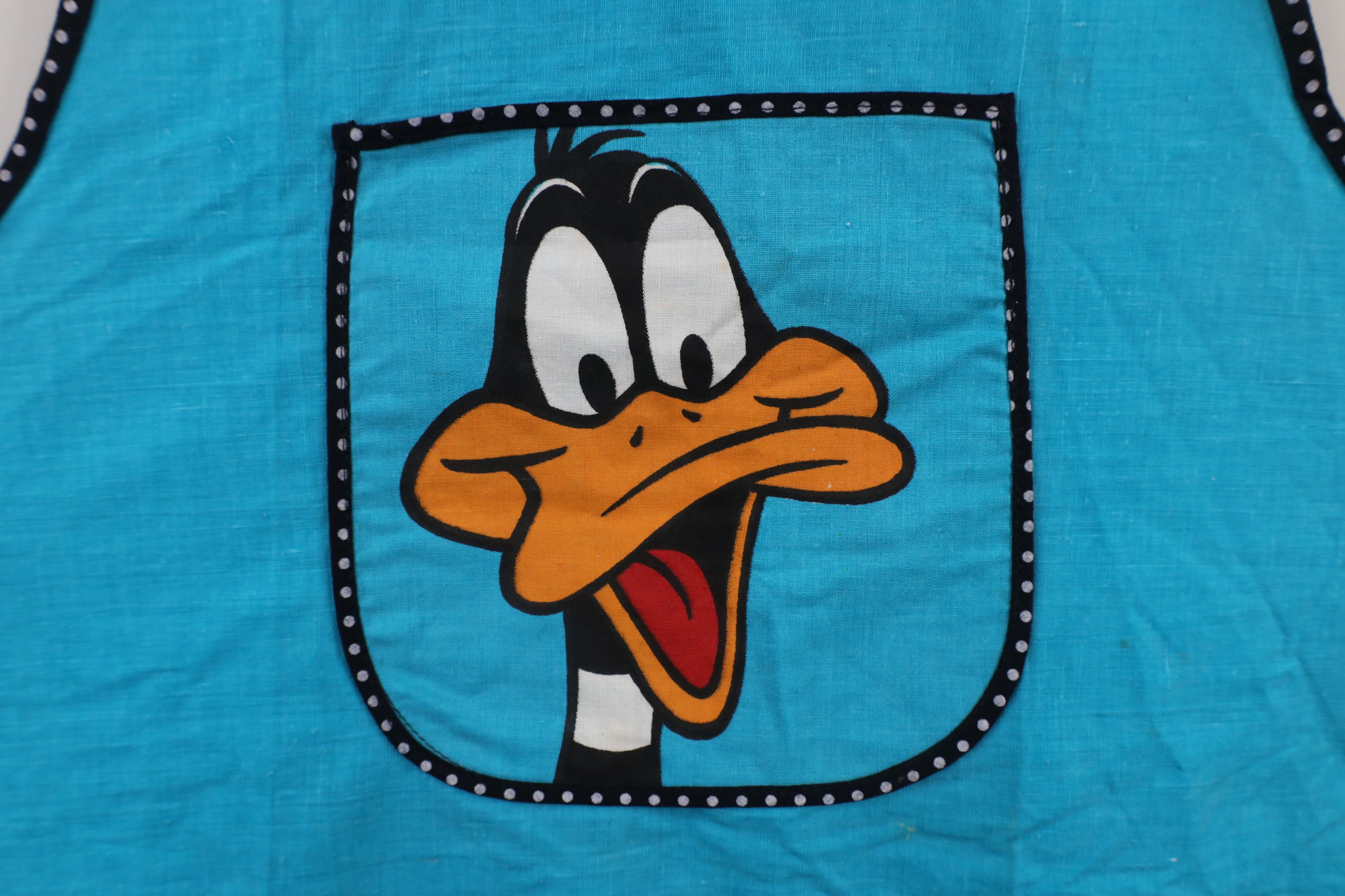 Vintage Vintage 90s Looney Tunes Distressed Daffy Duck Apron Size ONE SIZE - 4 Thumbnail