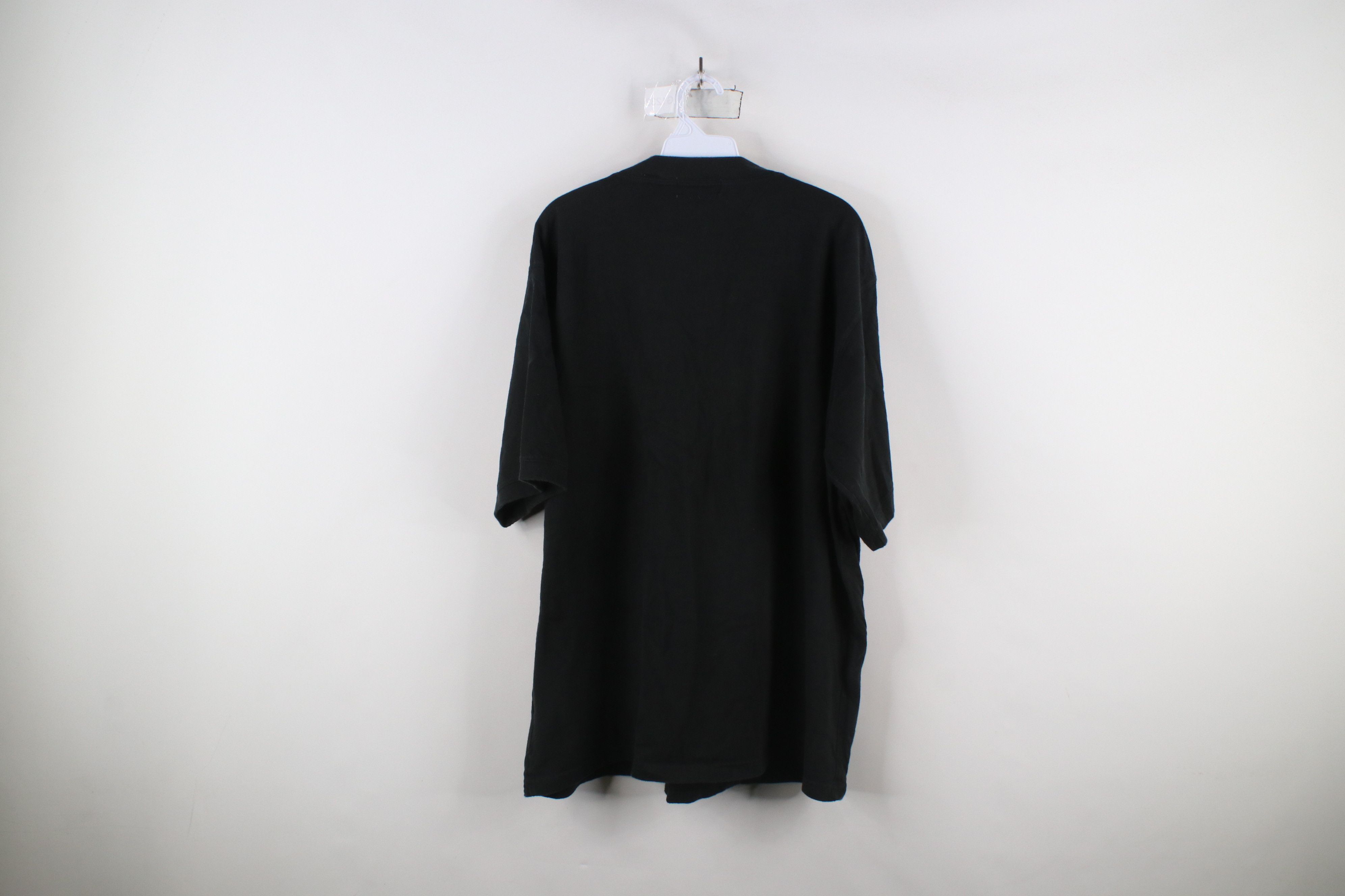Vintage Vintage 90s Streetwear Heavy Cotton Henley T-Shirt Black Size US XL / EU 56 / 4 - 8 Thumbnail